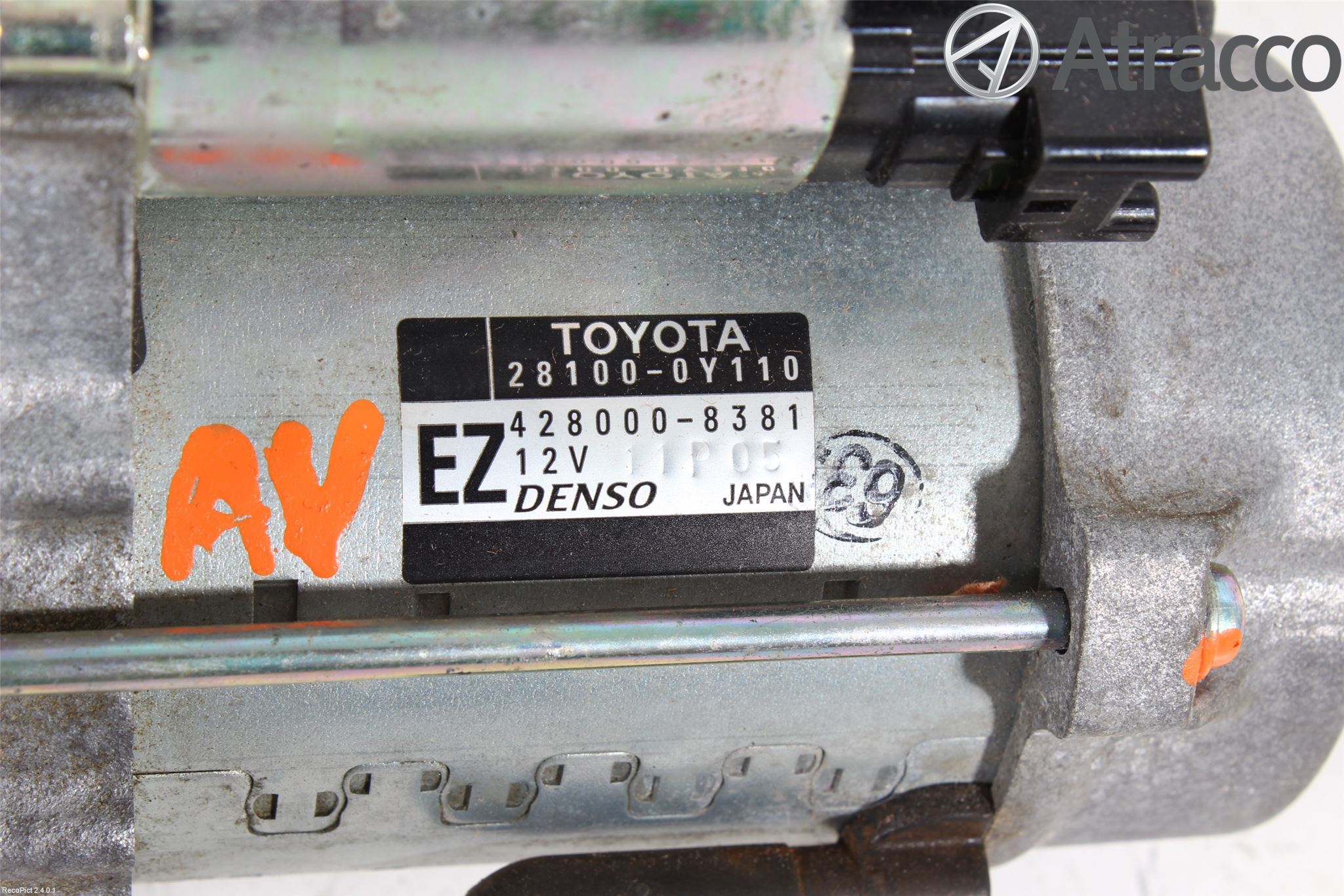 Toyota YARIS XP130 12-14 Startmotor