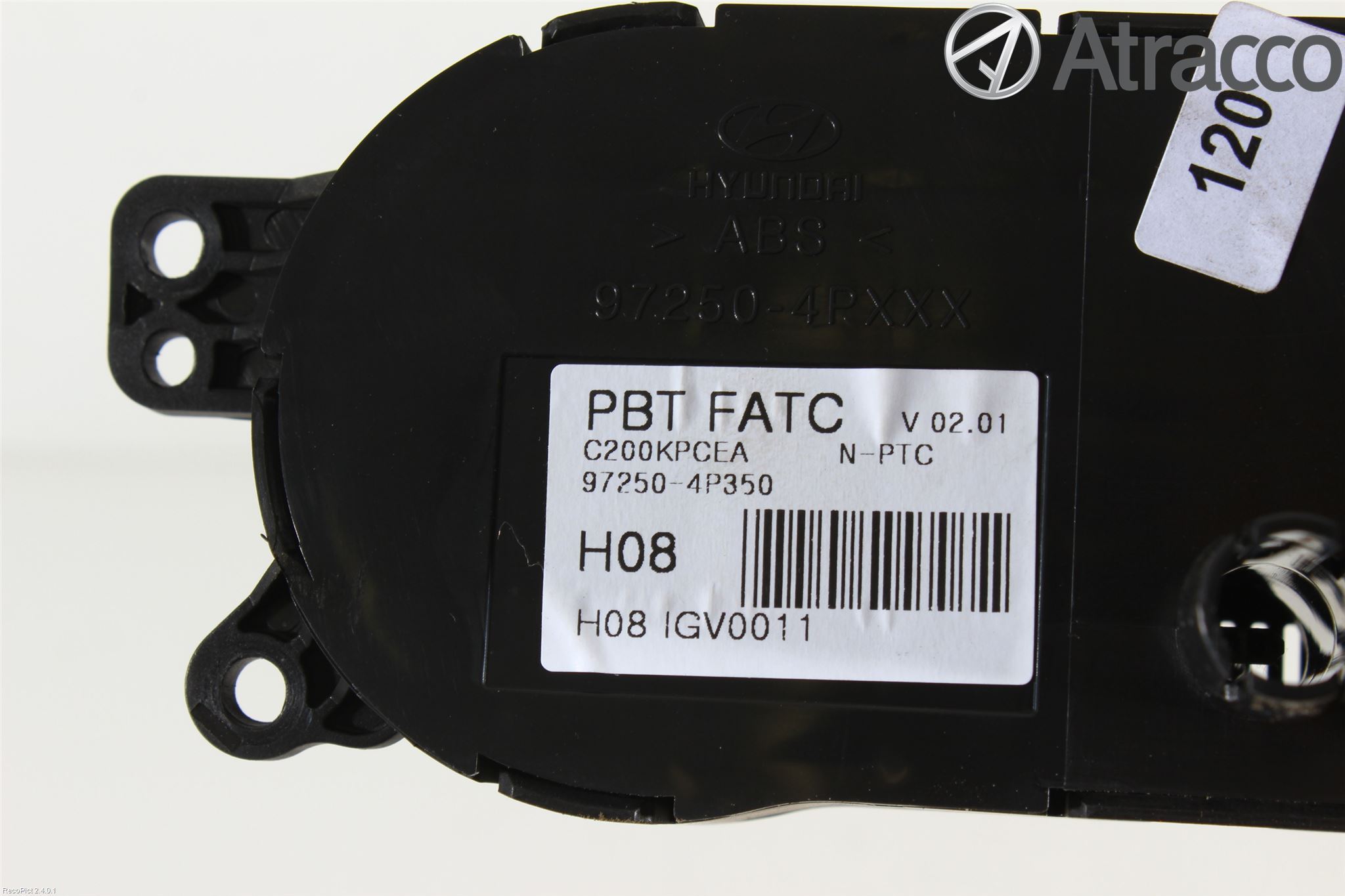 Hyundai i20 PB 09-14 Ac Styrenhet Ac Manöveren