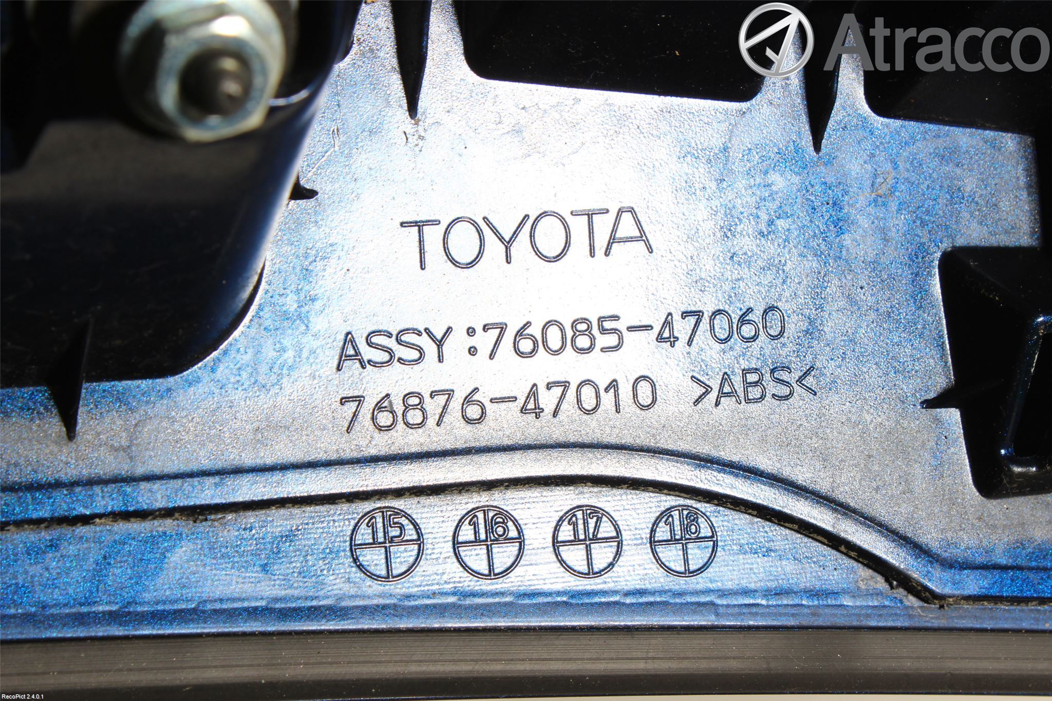 Toyota PRIUS+ ZVW40 12-20 Spoiler Baklucka