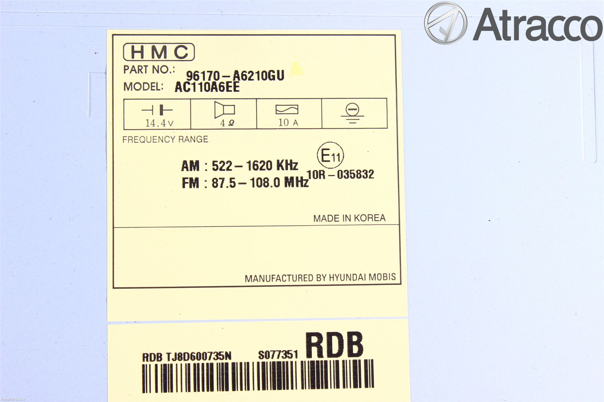 Hyundai i30 GD 13-17 Cd Radio - Multimediapanel