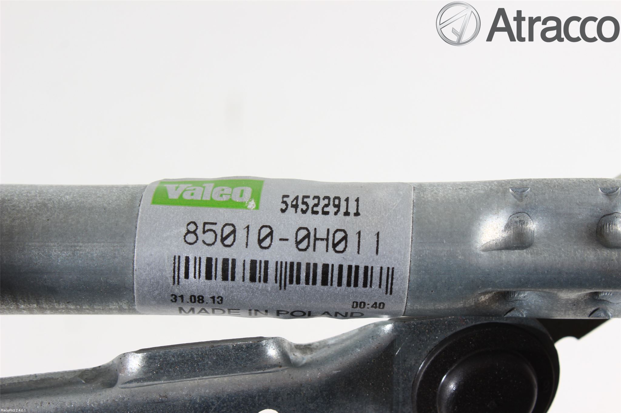 Toyota AYGO 06-14 Torkarmekanism Vindruta