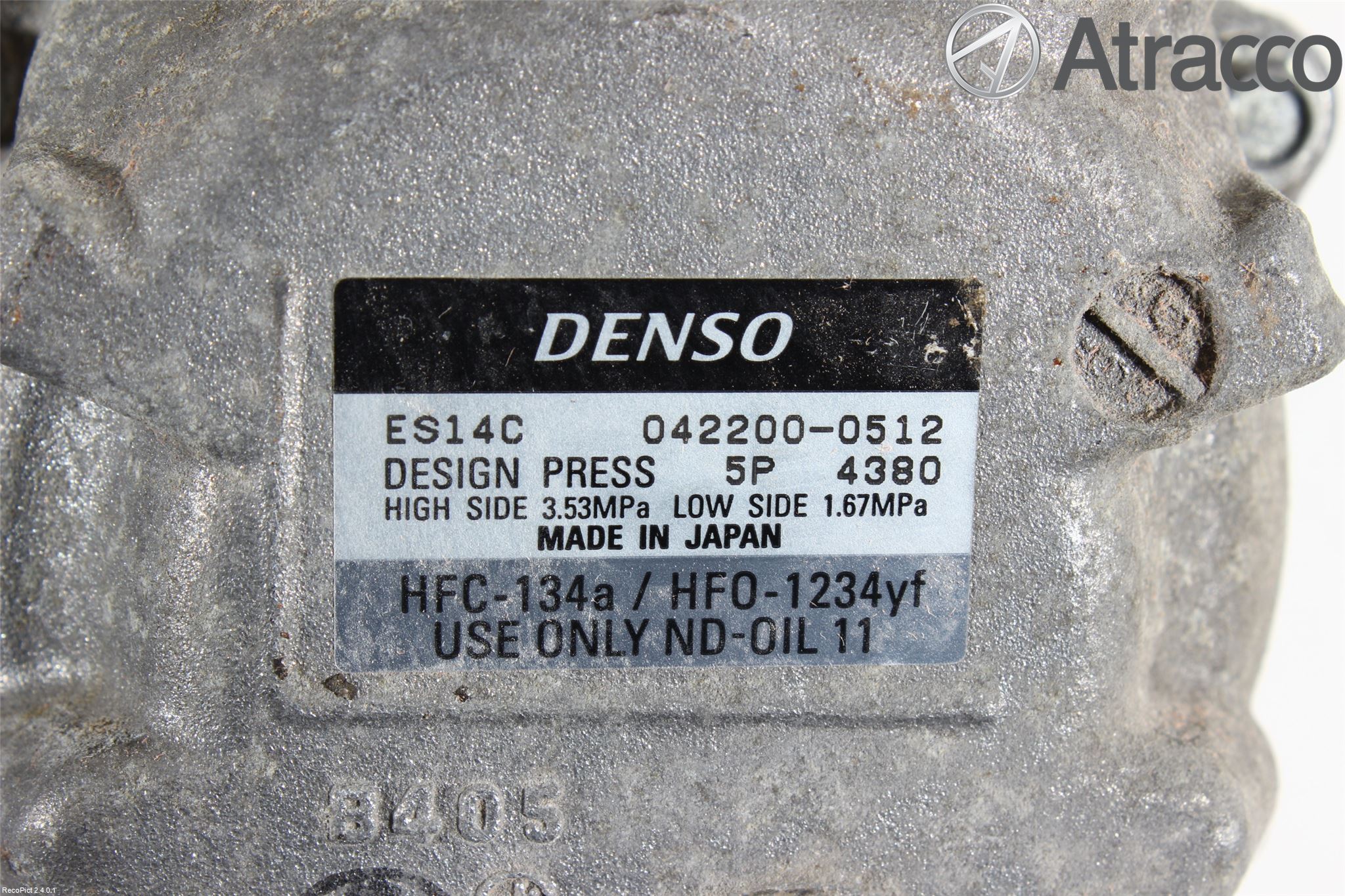 Toyota YARIS XP130 12-14 Ac Kompressor