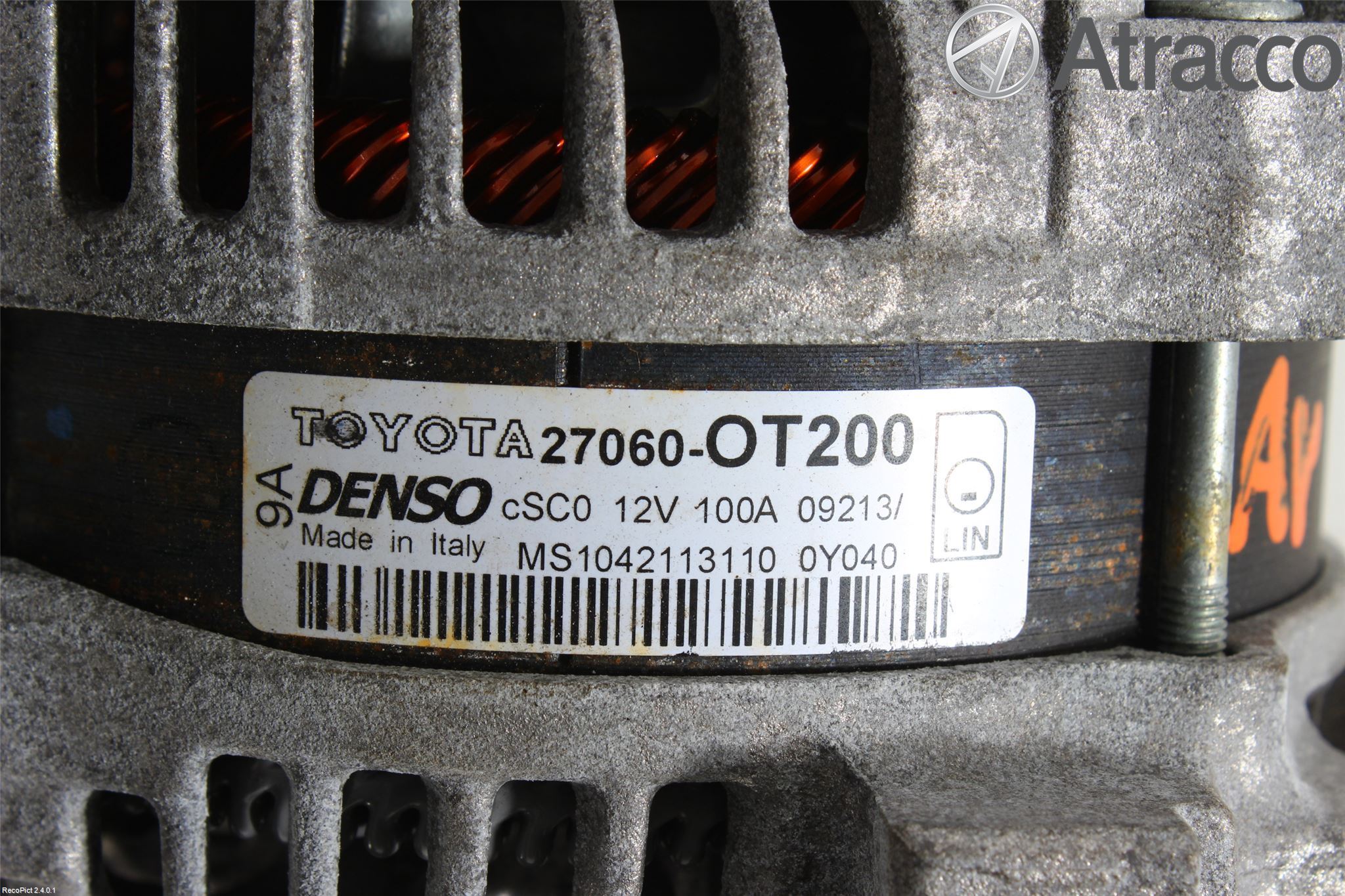 Toyota AURIS 13-19 Generator