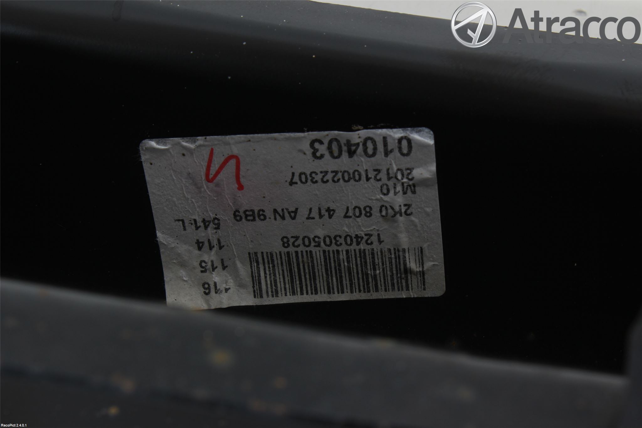 Volkswagen VW CADDY 11-15 Stötfångarbalk Bak