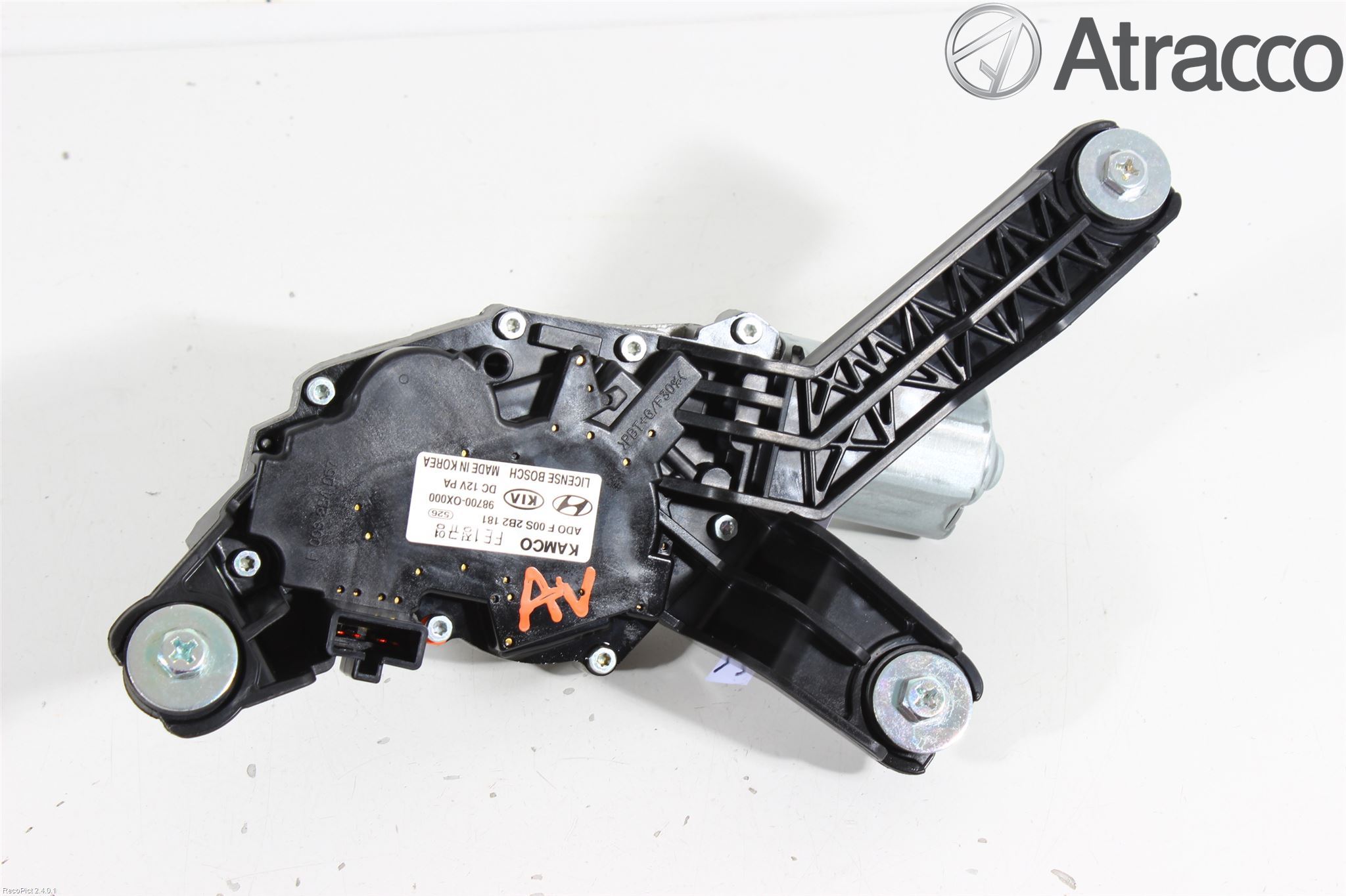 Hyundai i10 PA 08-13 Torkarmotor Baklucka