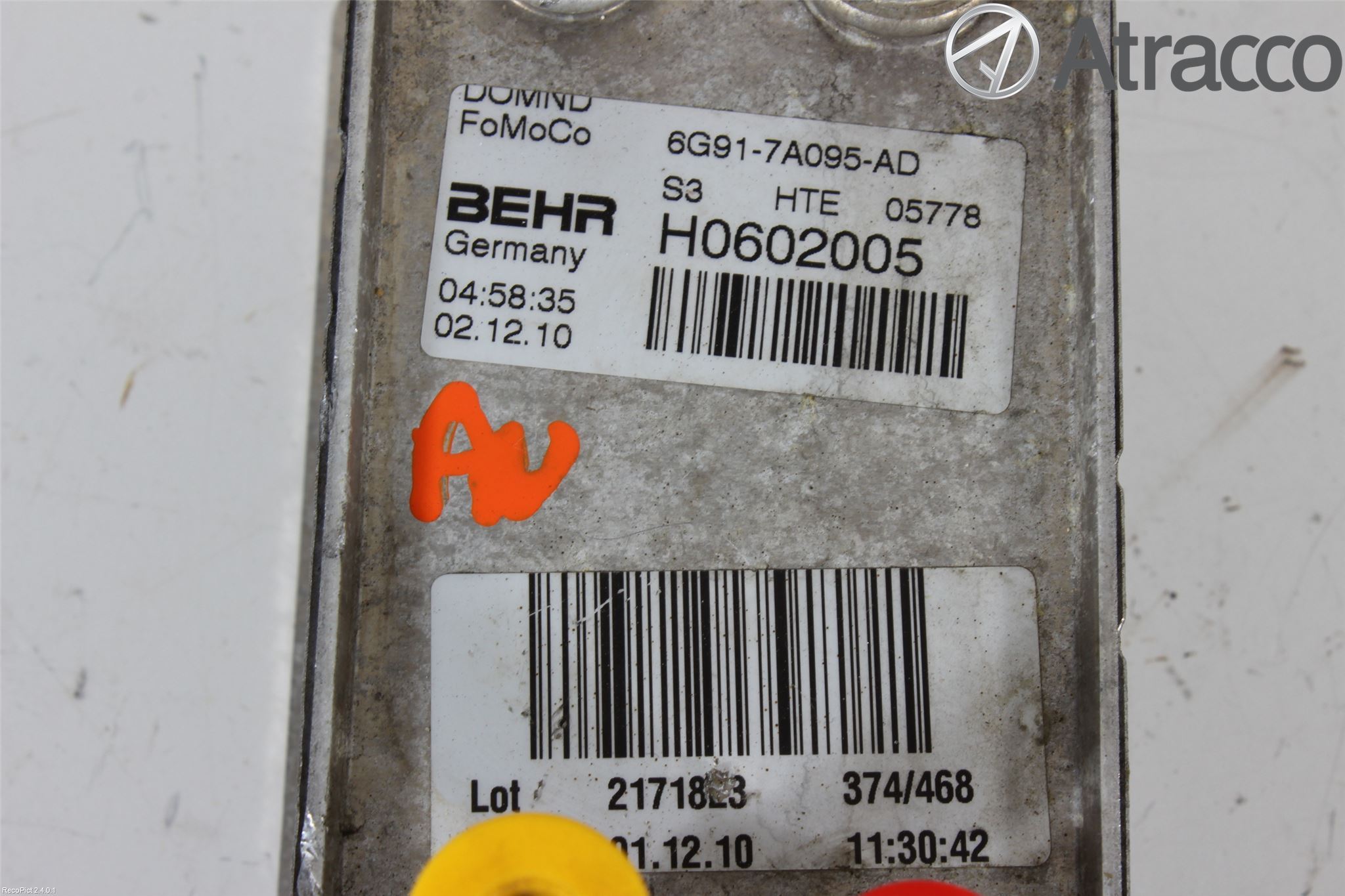 Ford MONDEO 07-15 Oljekylare Automat