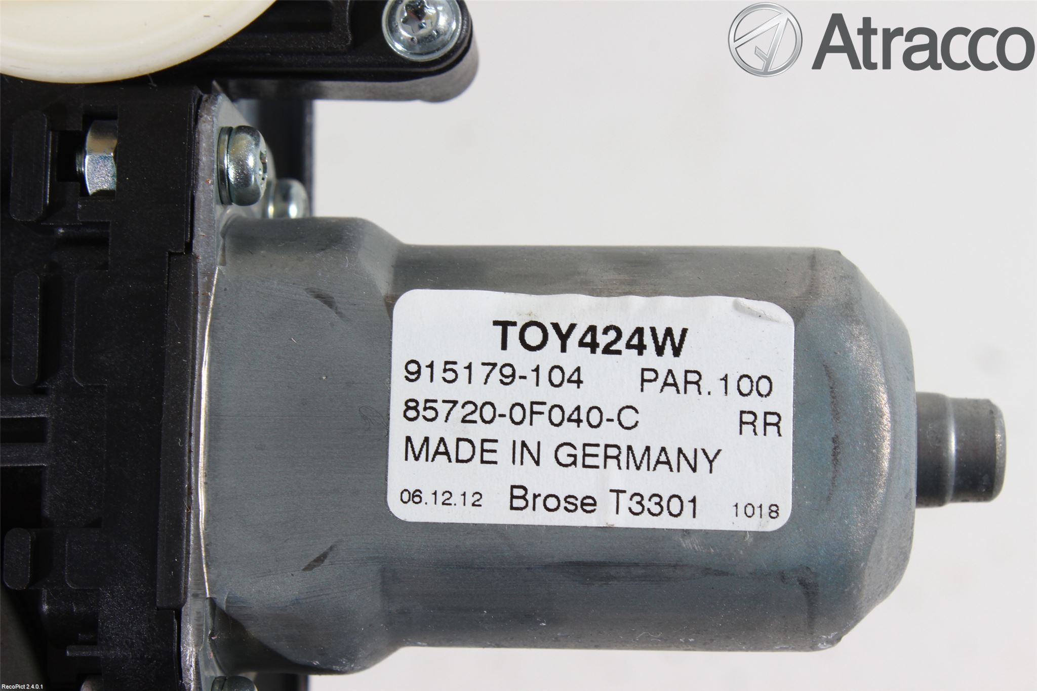 Toyota VERSO 09-18 Fönsterhissmekanism