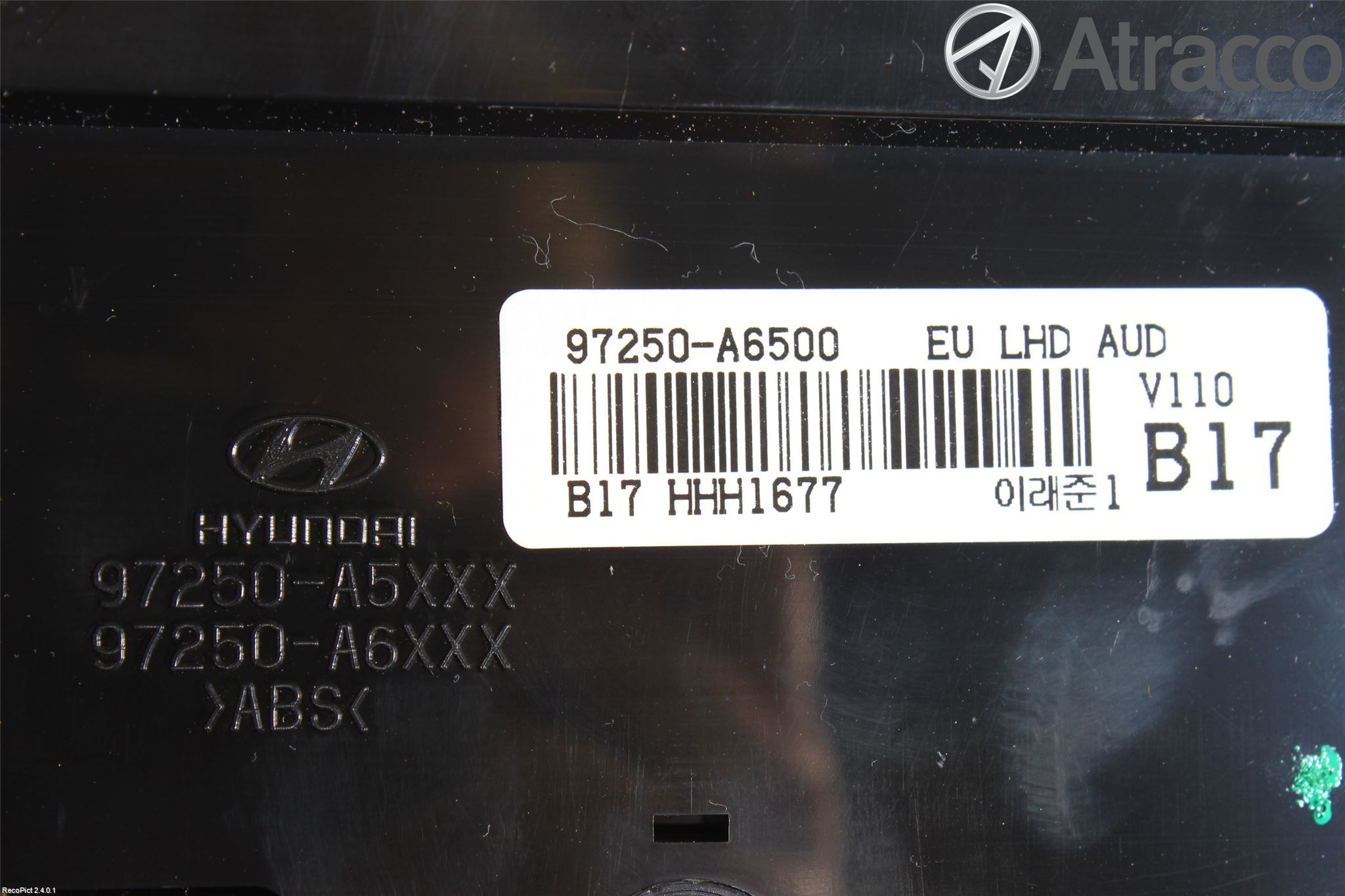 Hyundai i30 GD 13-17 Ac Styrenhet Ac Manöveren