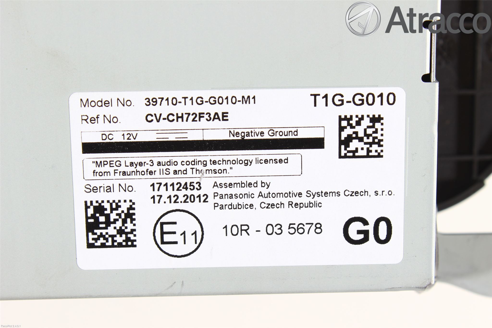 Honda CR-V 13-18 Färddator