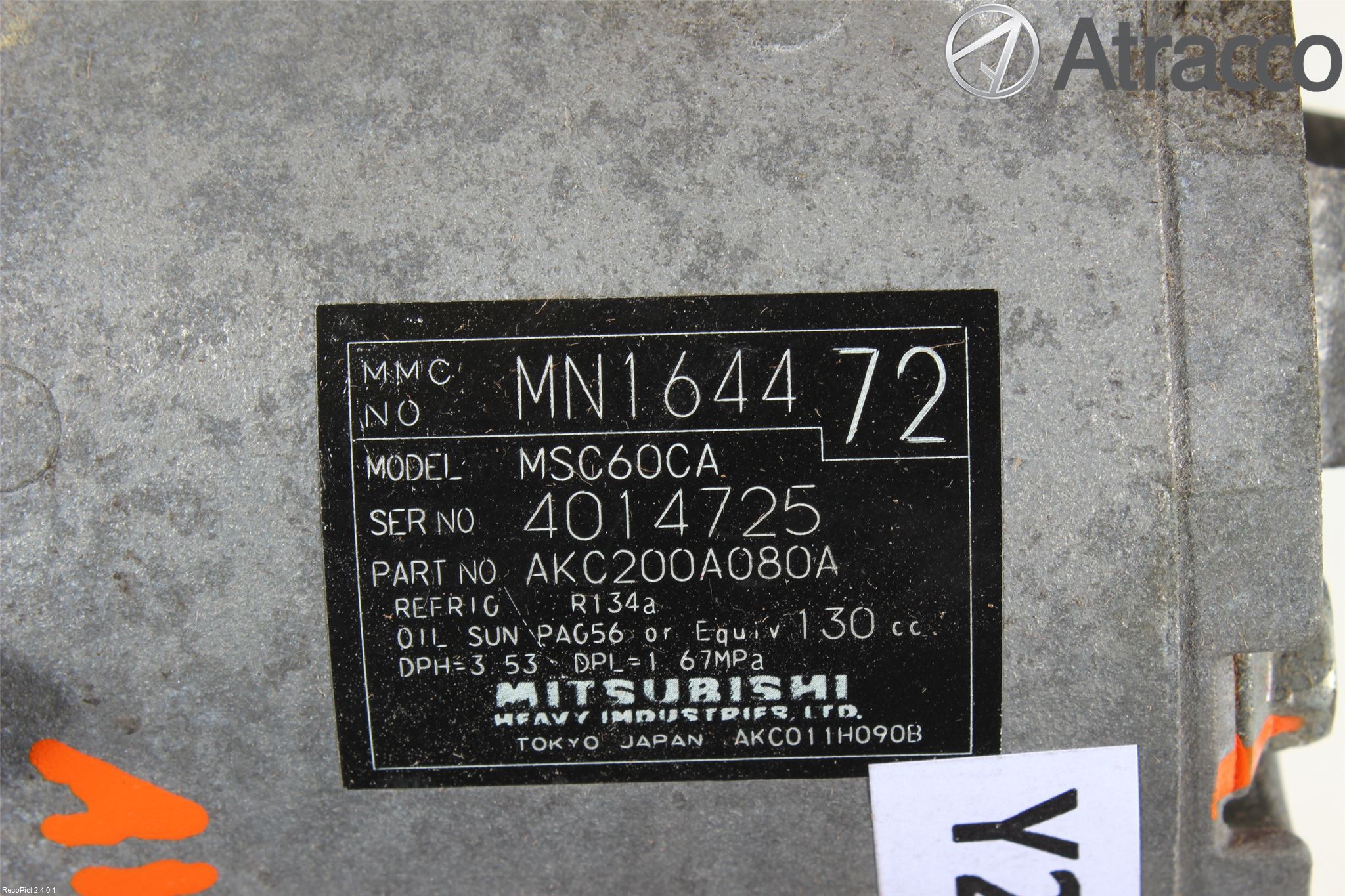 Mitsubishi COLT 09-13 Ac Kompressor