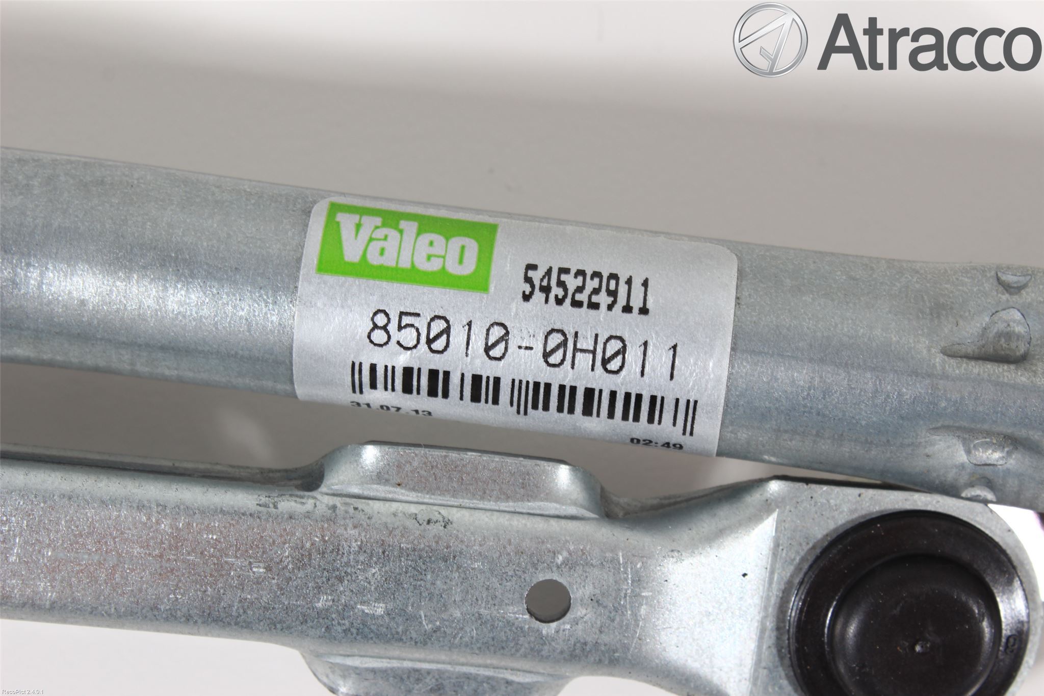 Toyota AYGO 06-14 Torkarmekanism Vindruta