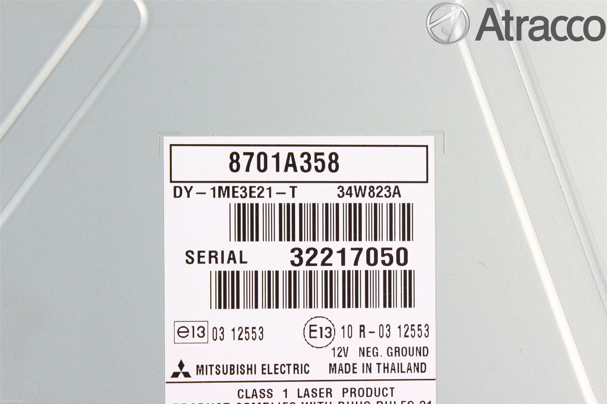 Mitsubishi SPACE STAR 13- Cd Radio - Multimediapanel