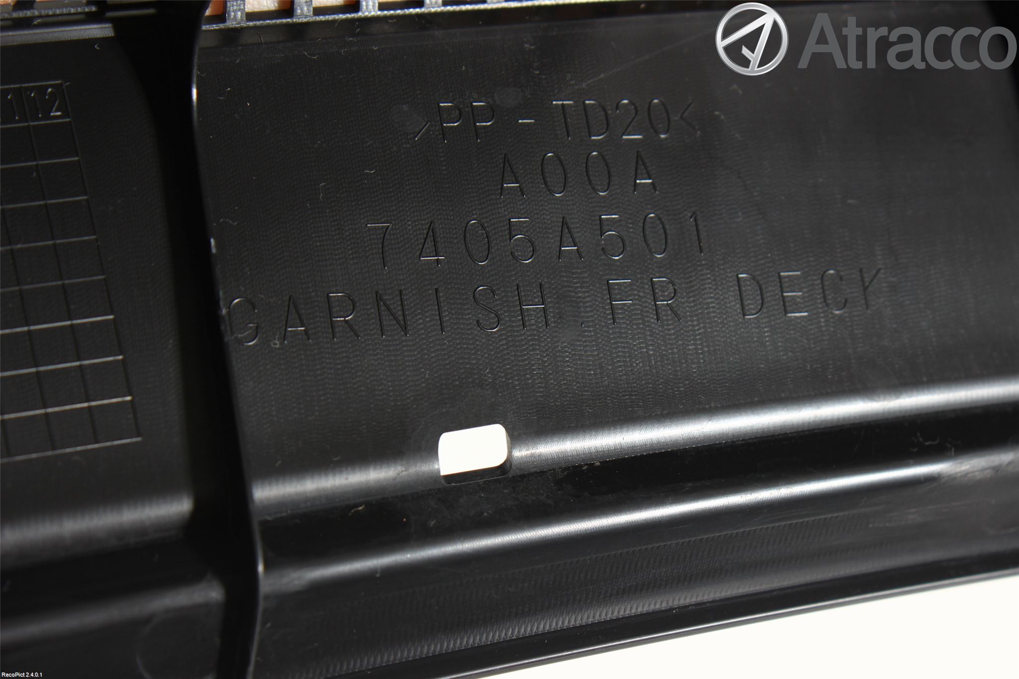 Mitsubishi SPACE STAR 13- Torpedplåt-Torpedplast