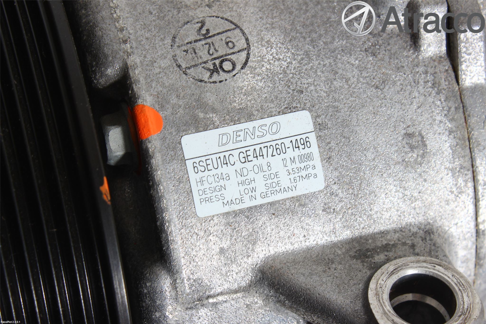 Toyota AVENSIS 09-15 Ac Kompressor