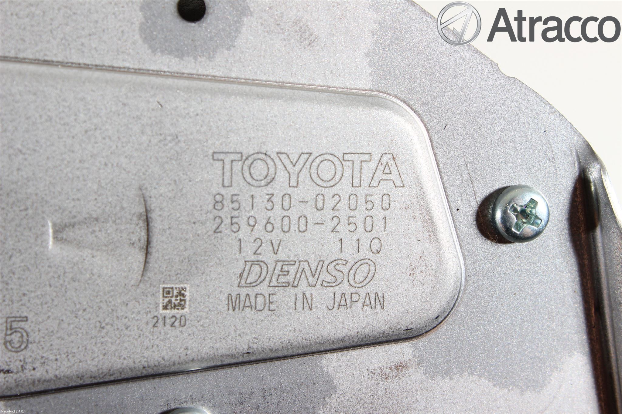 Toyota AURIS 13-19 Torkarmotor Baklucka