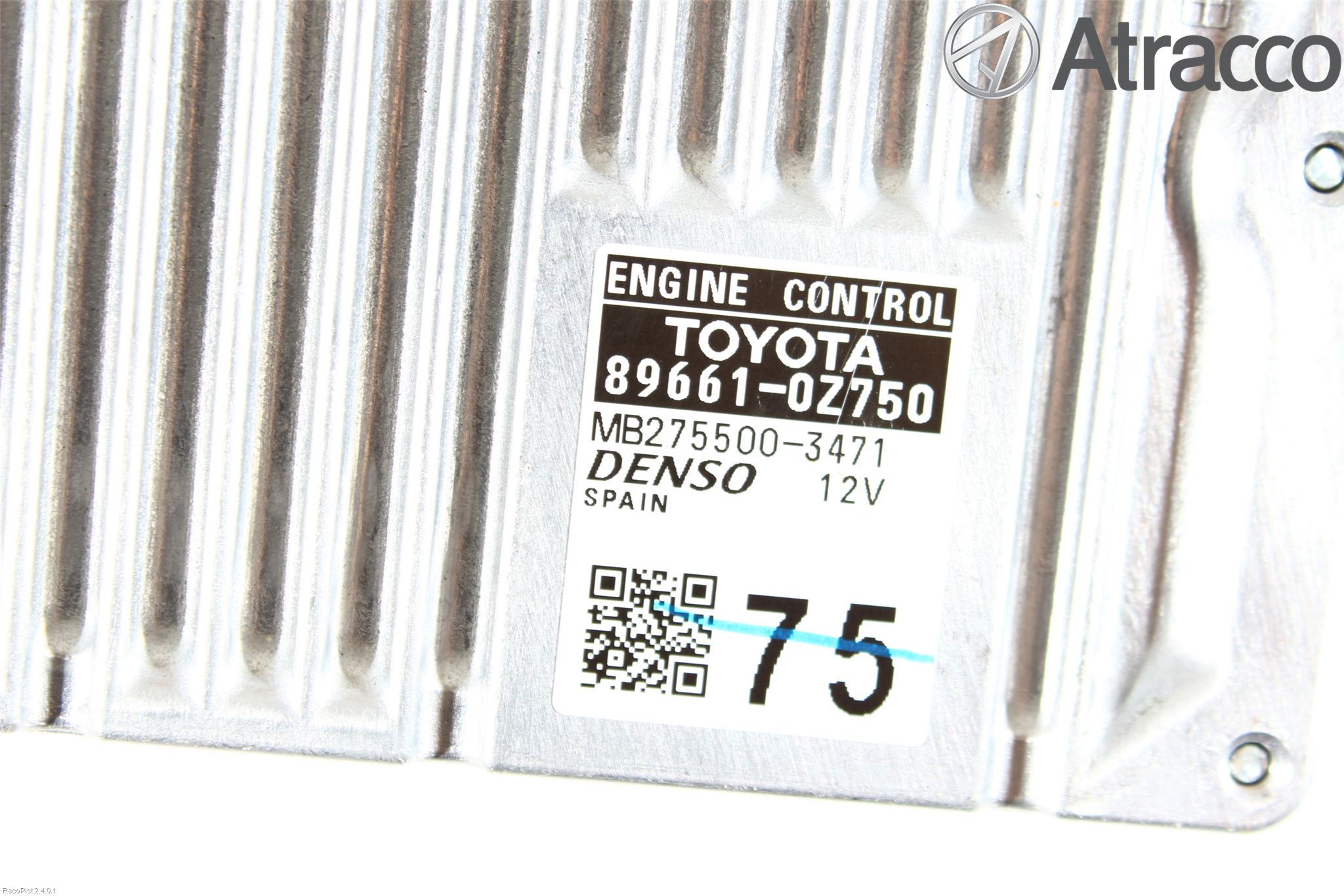 Toyota AURIS 13-19 Styrenhet Insprut Bensin