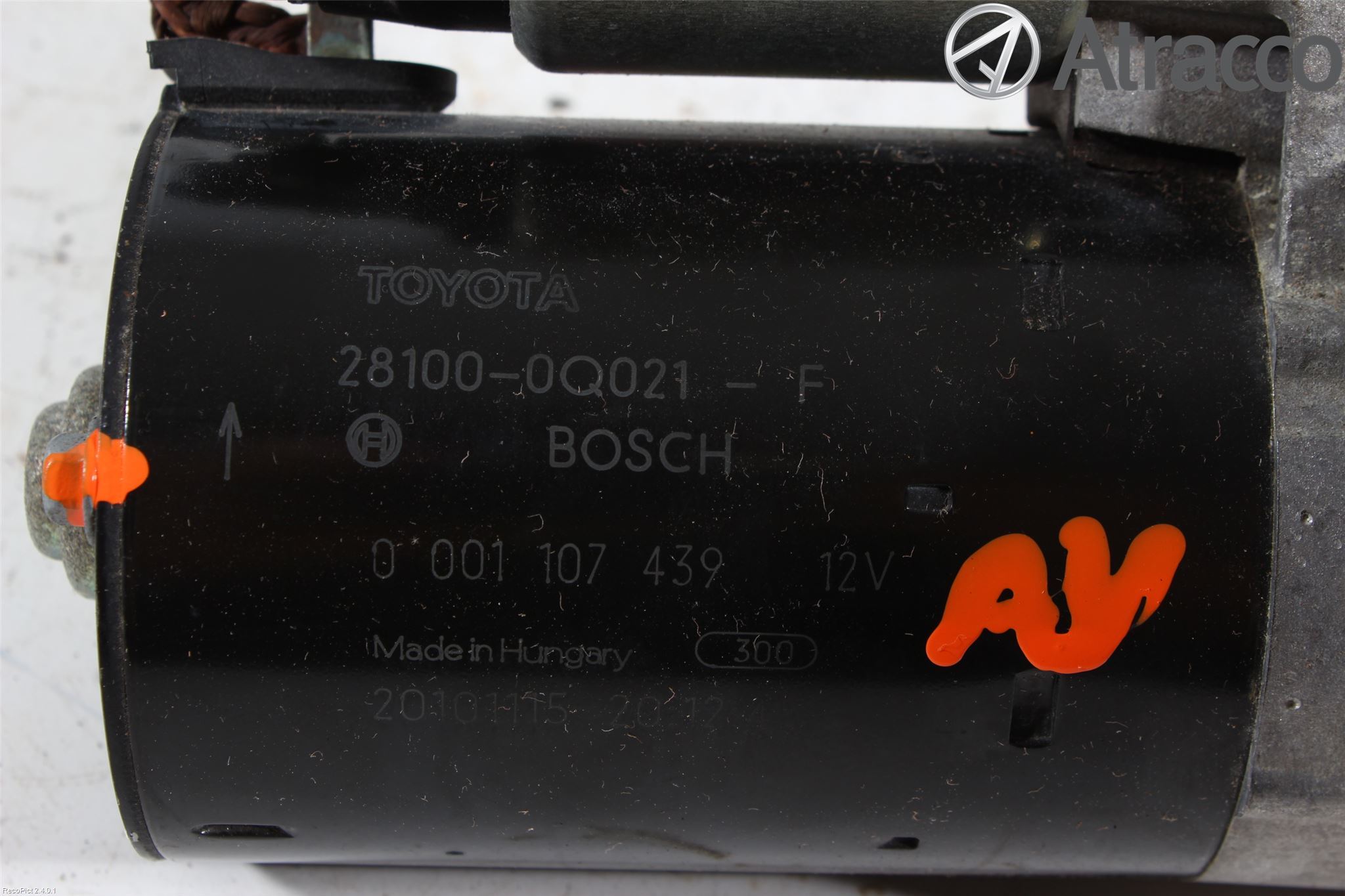 Toyota AYGO 06-14 Startmotor