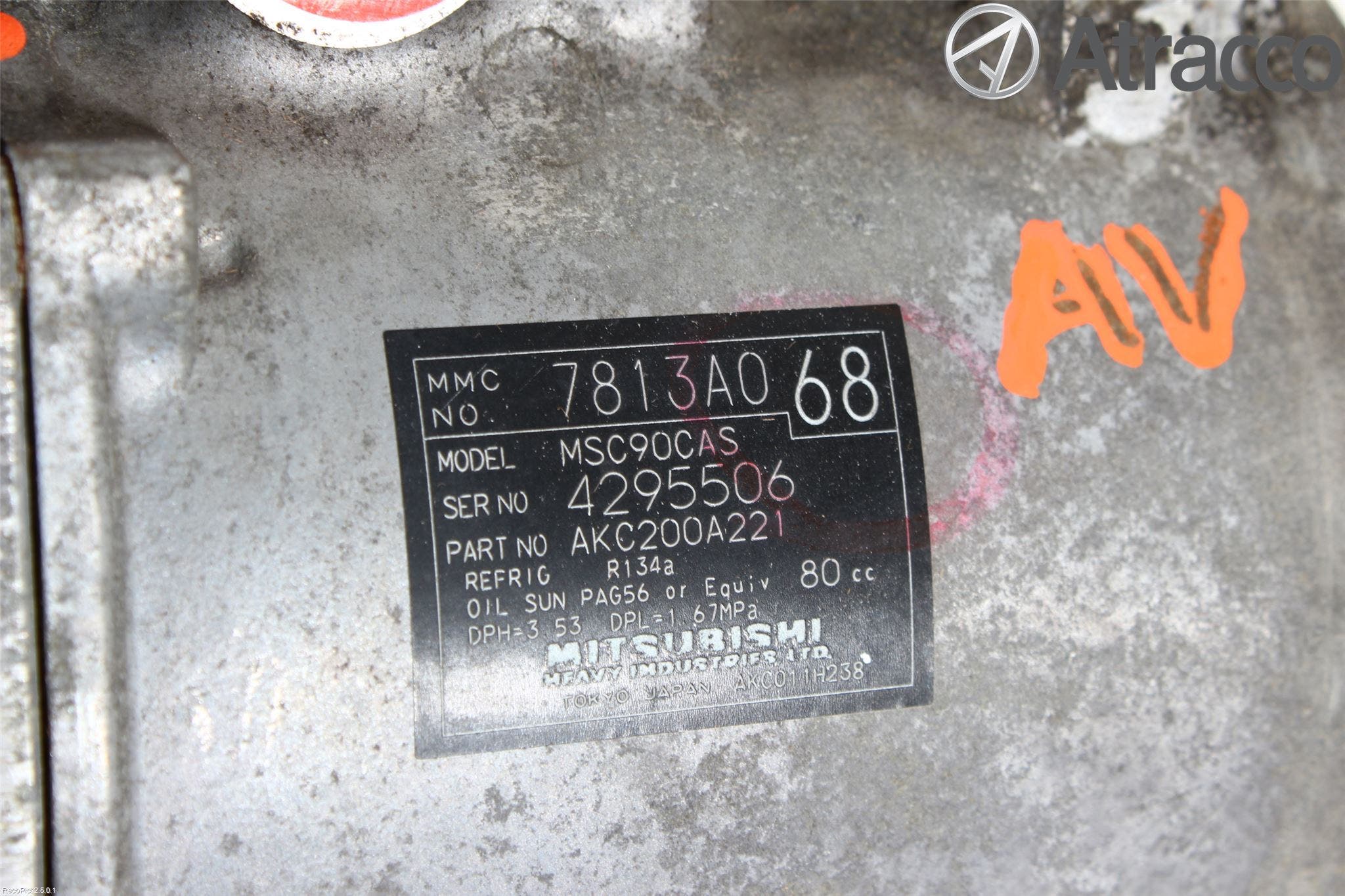 Mitsubishi LANCER 07-14 Ac Kompressor