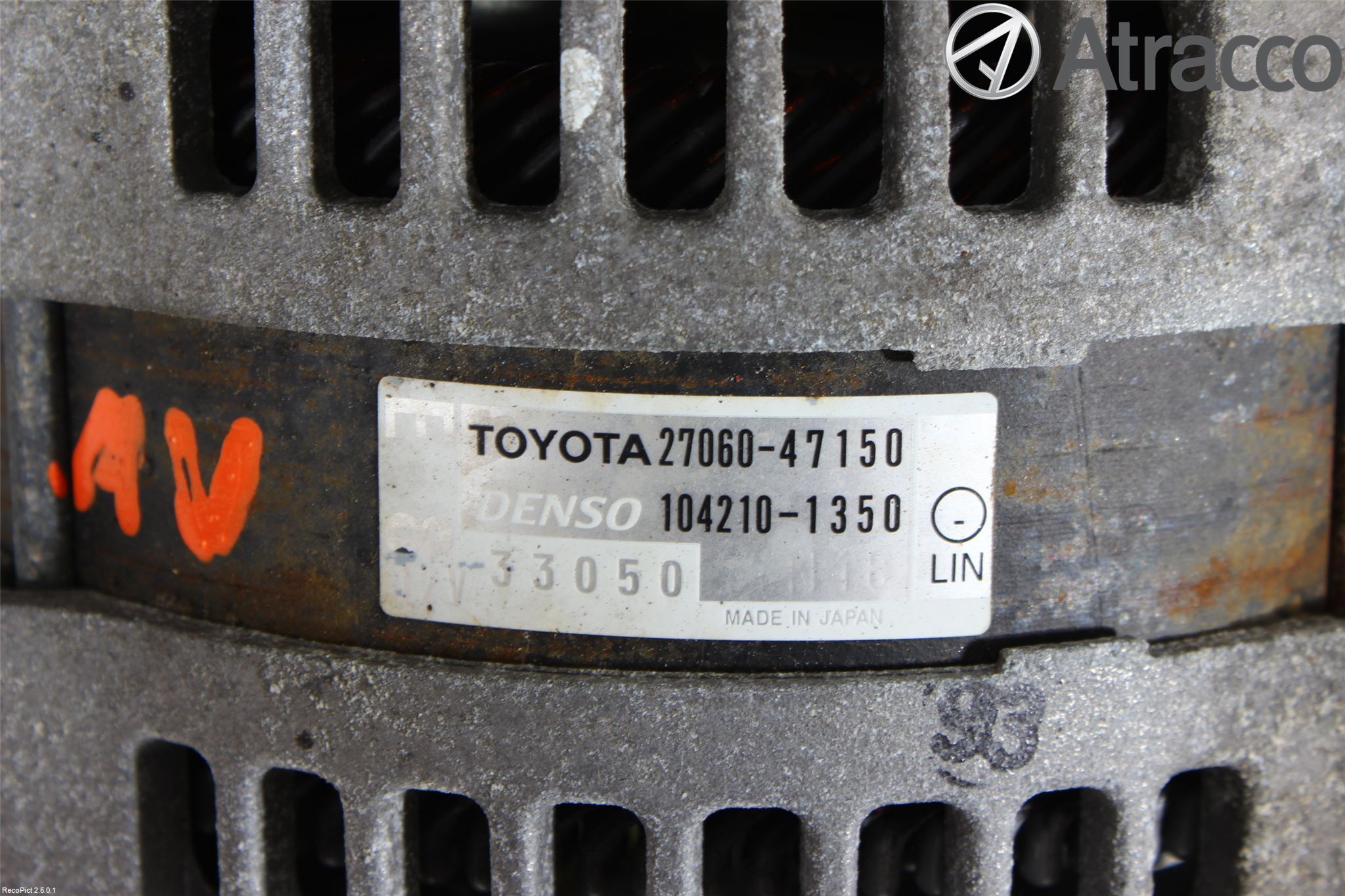 Toyota VERSO-S 11-16 Generator
