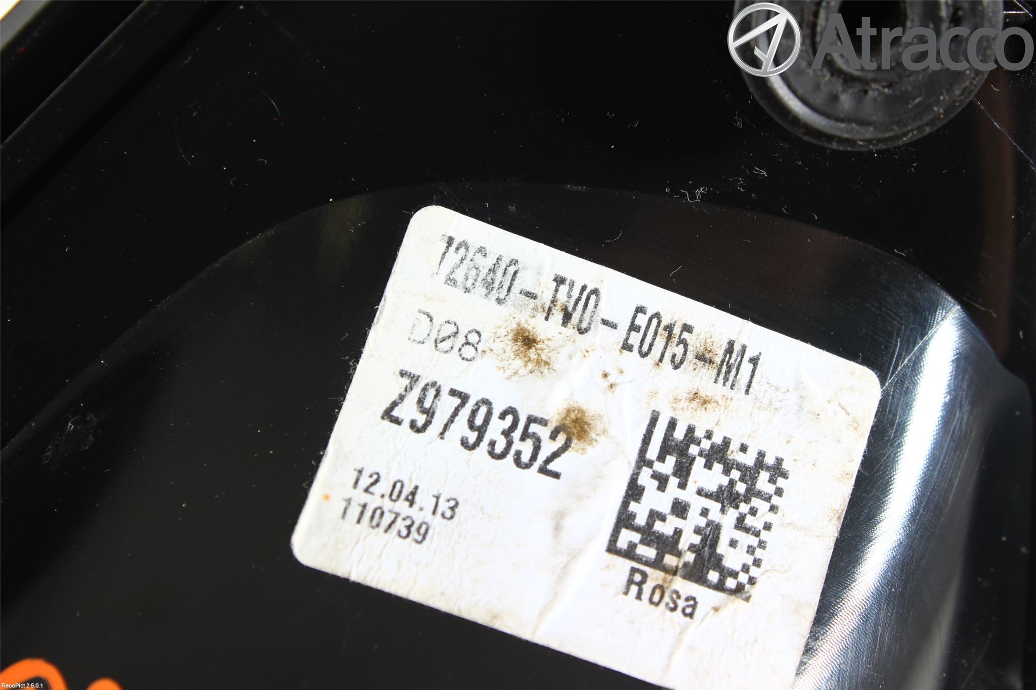 Honda CIVIC 12-16 Dörrhandtag Yttre Hö