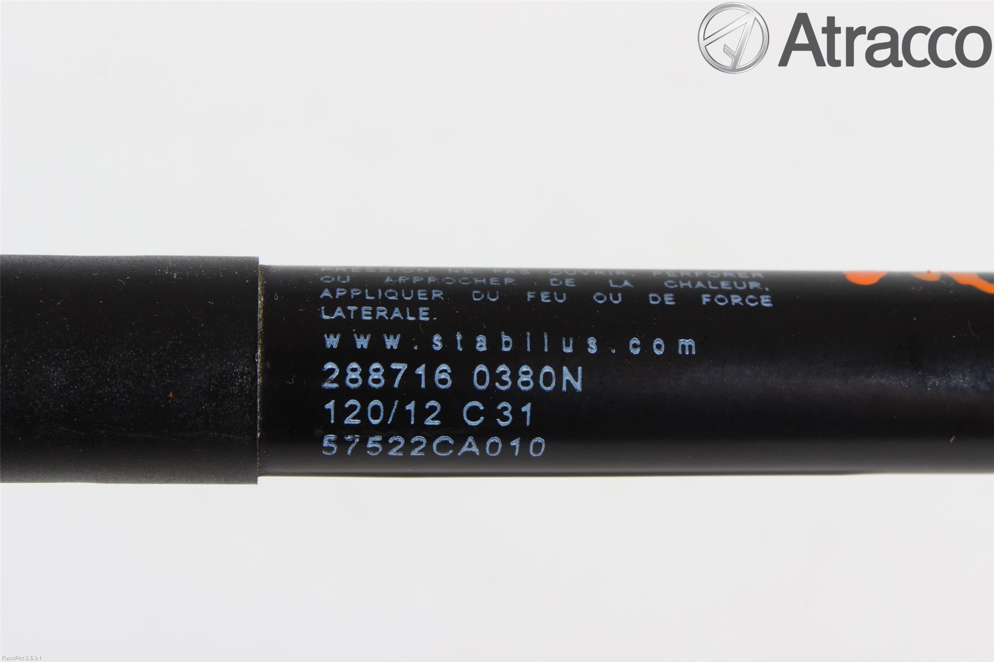 Toyota GT86 12- Gasfjäder Baklucka