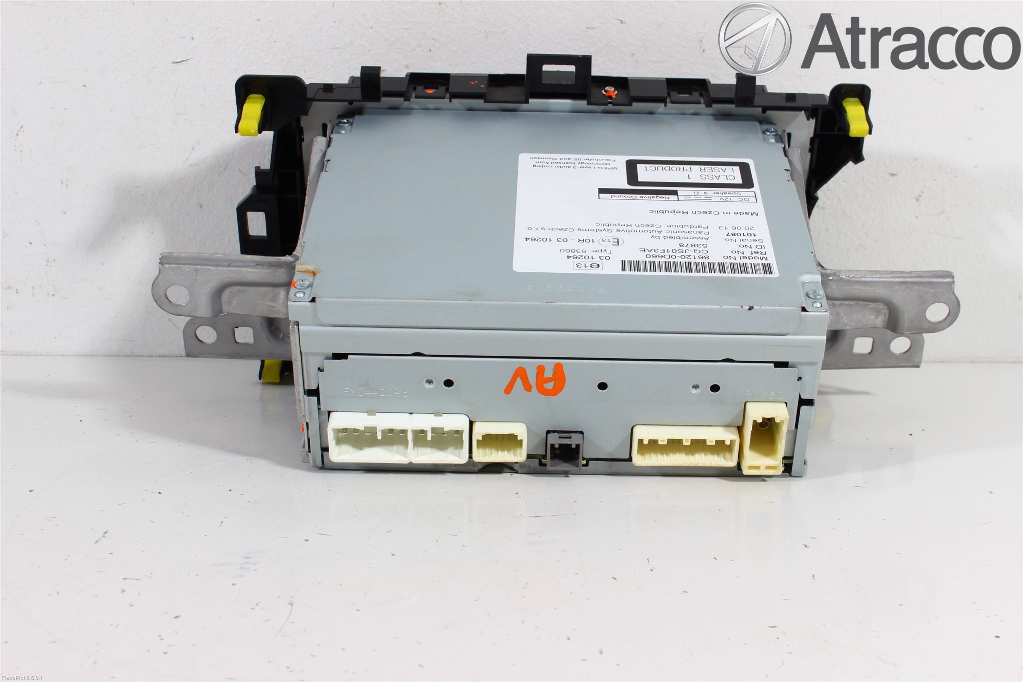 Toyota YARIS XP130 12-14 Cd Radio - Multimediapanel