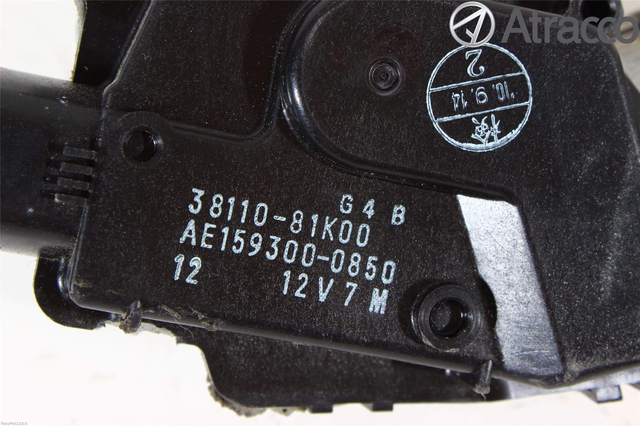 Suzuki SX4 10-13 Torkarmotor Vindruta