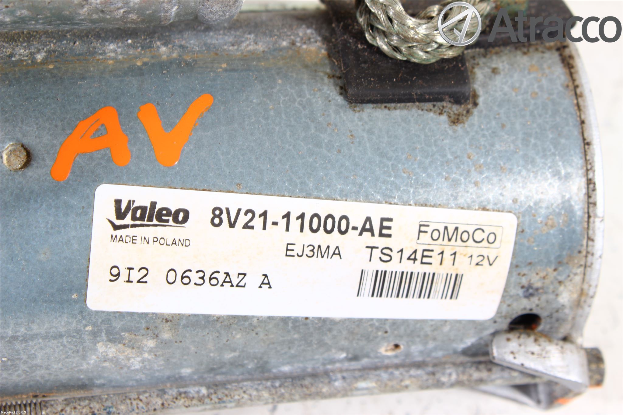 Ford FIESTA 09-12 Startmotor Diesel