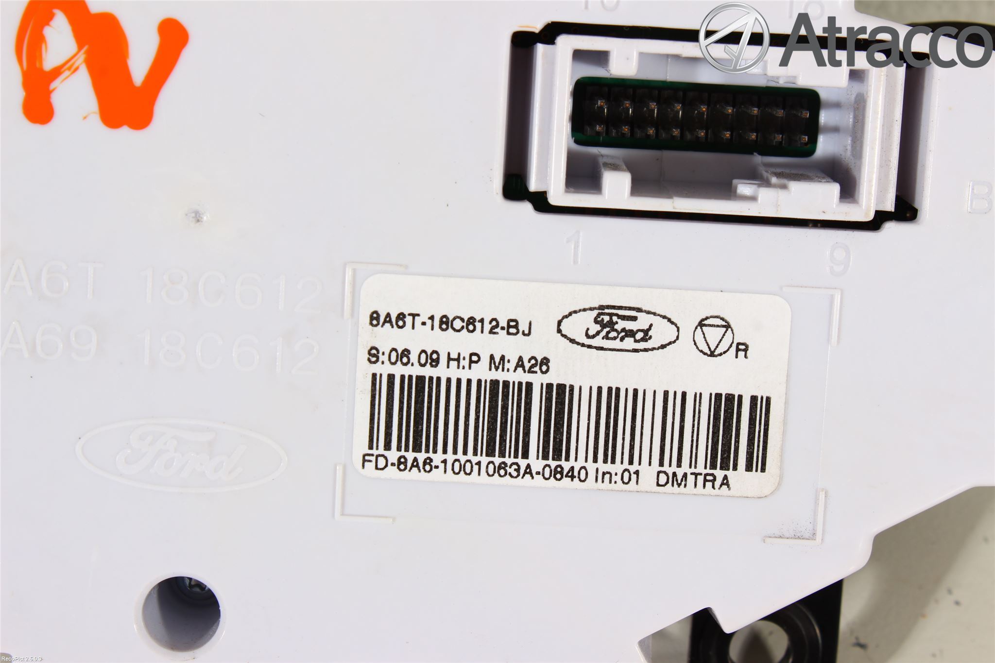 Ford FIESTA 09-12 Ac Styrenhet Ac Manöveren