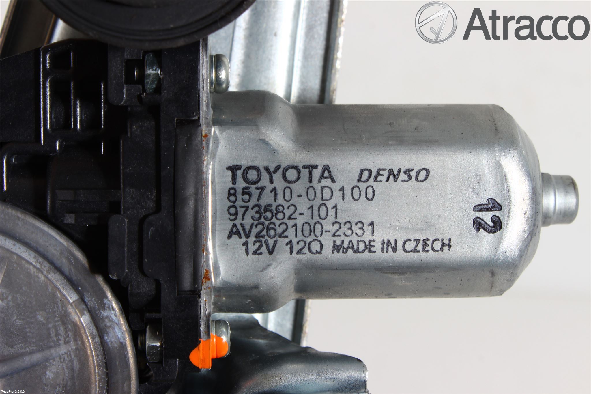 Toyota AURIS 13-19 Fönsterhissmekanism
