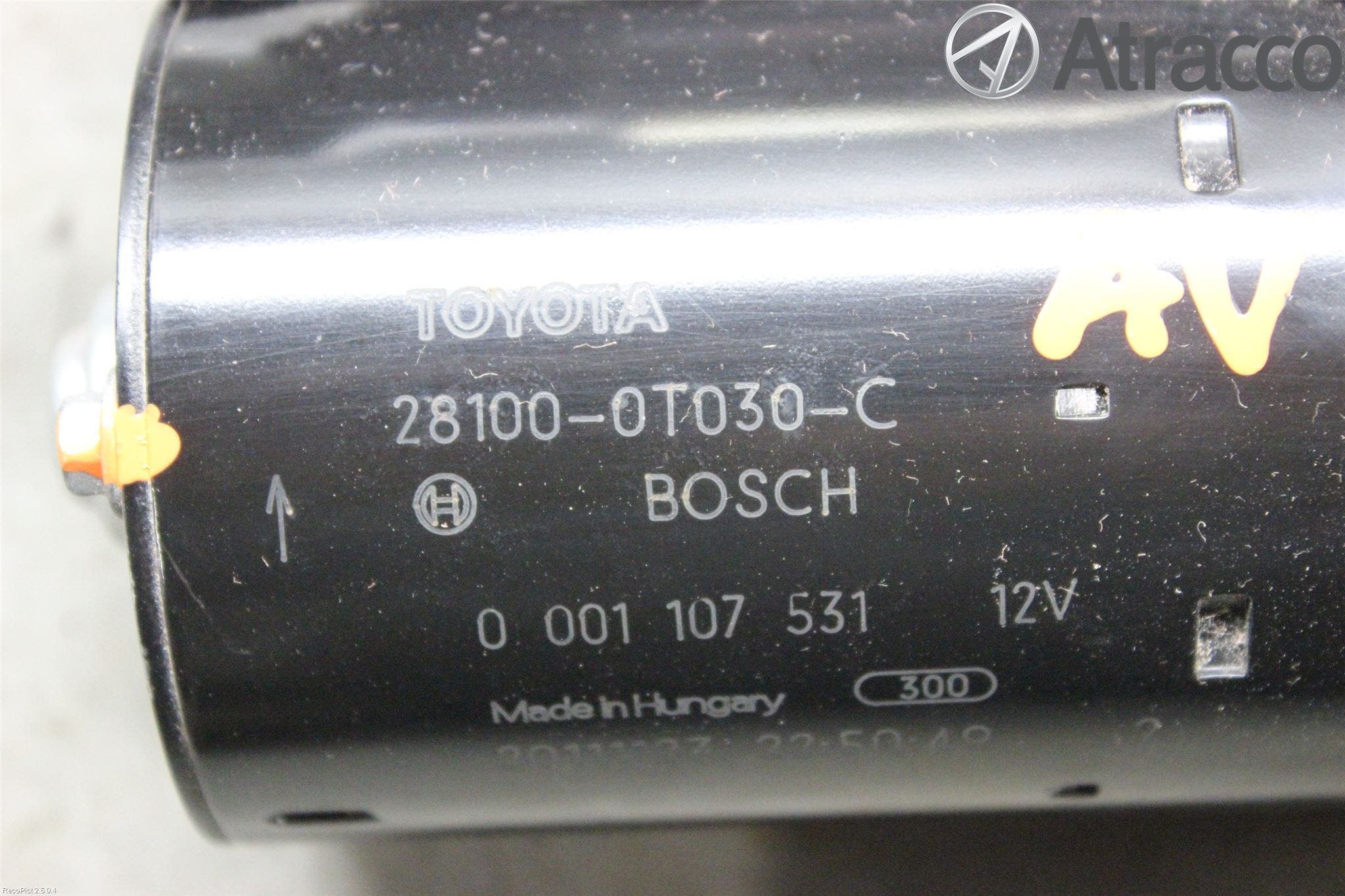 Toyota AVENSIS 09-15 Startmotor