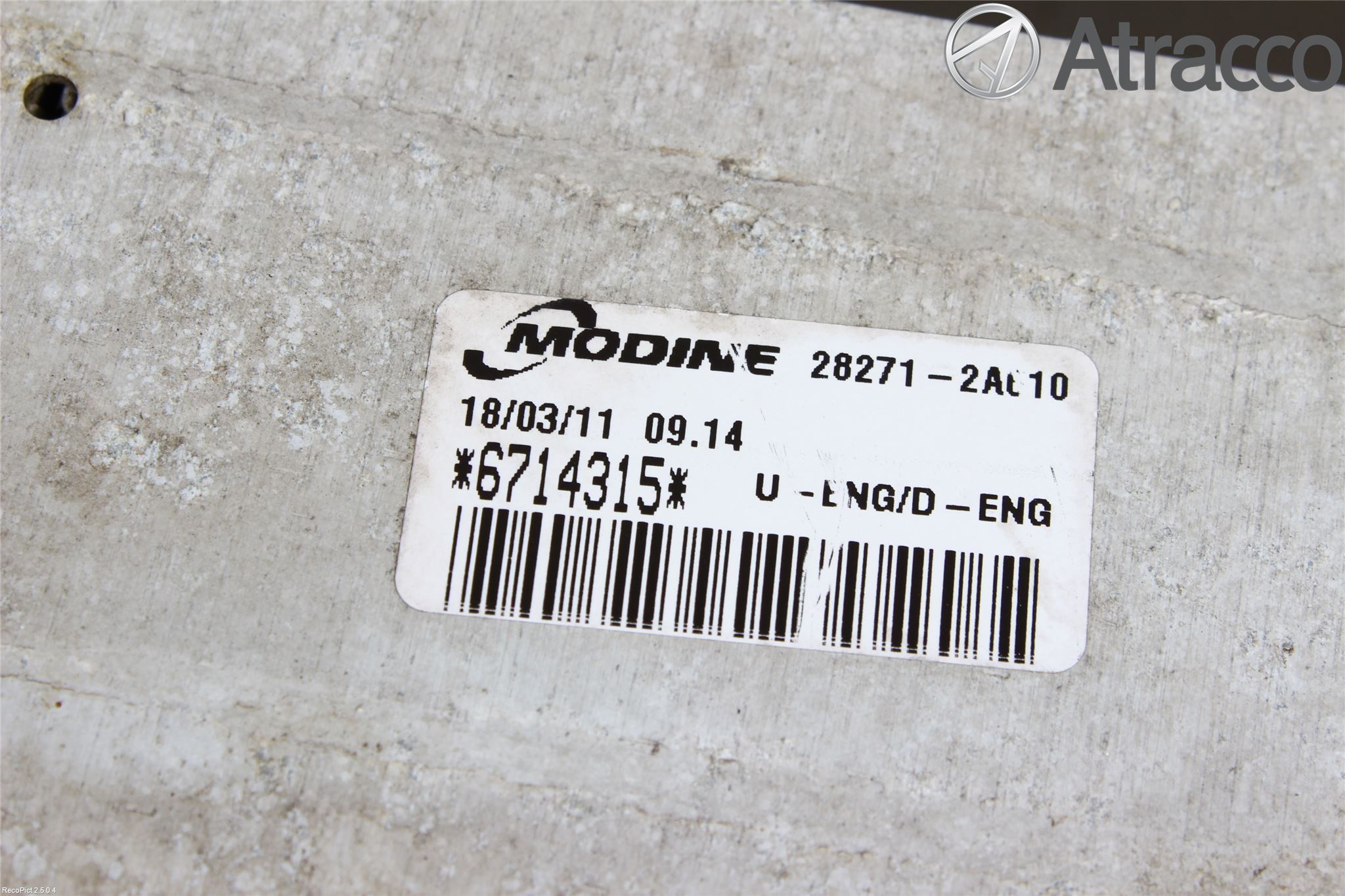 Hyundai i30 FD 07-12 Laddluft-Intercooler Kyl