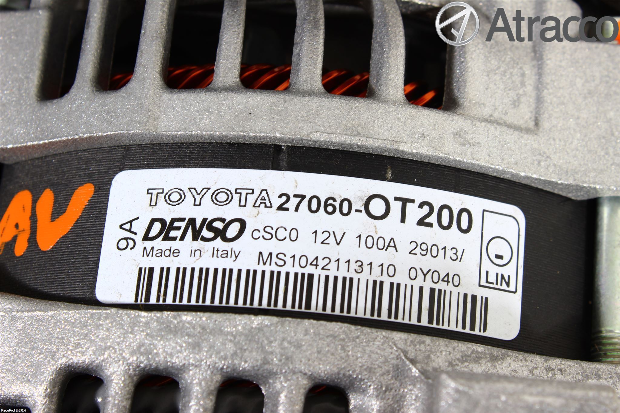 Toyota AURIS 13-19 Generator