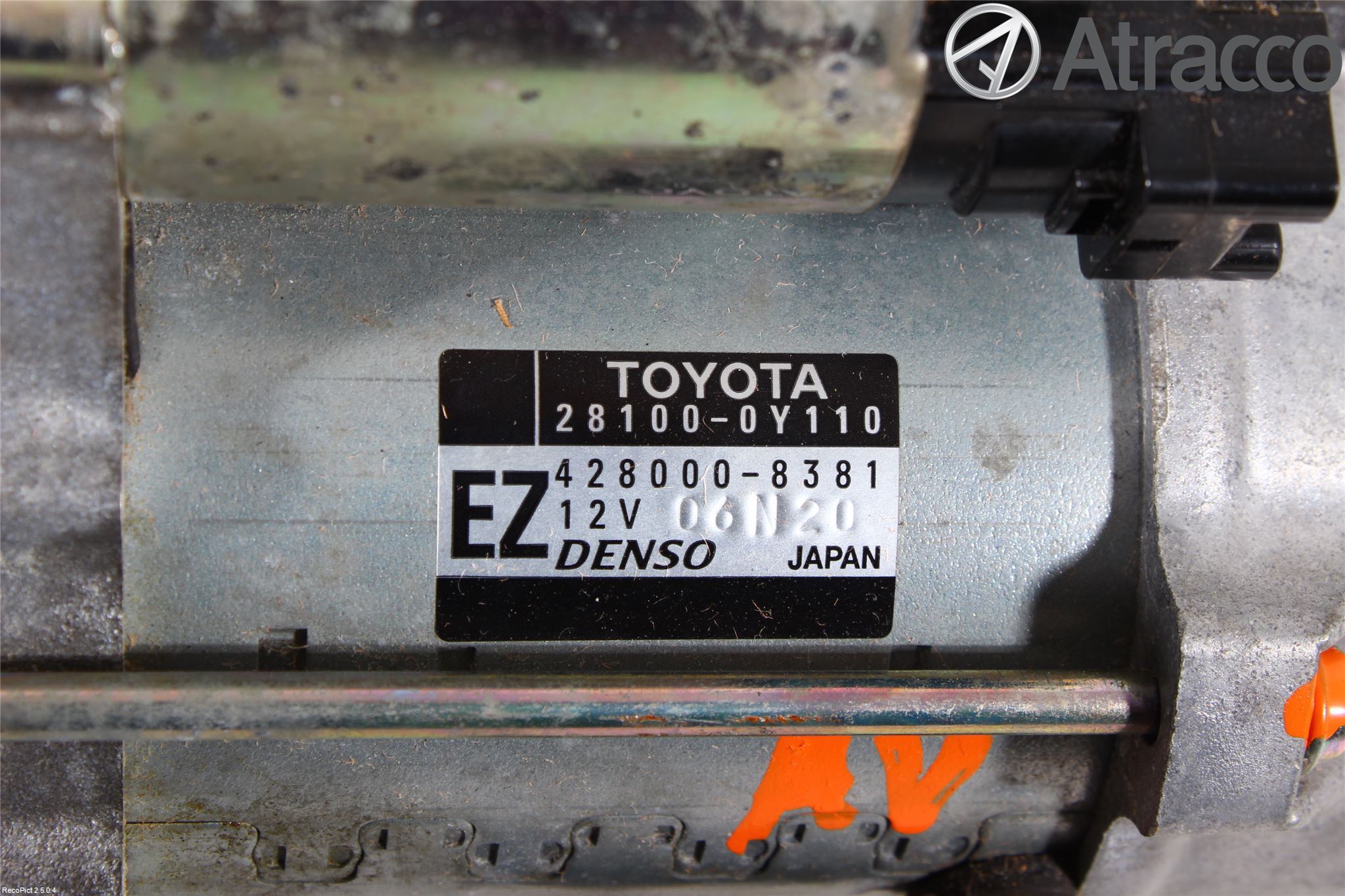 Toyota YARIS XP130 12-14 Startmotor