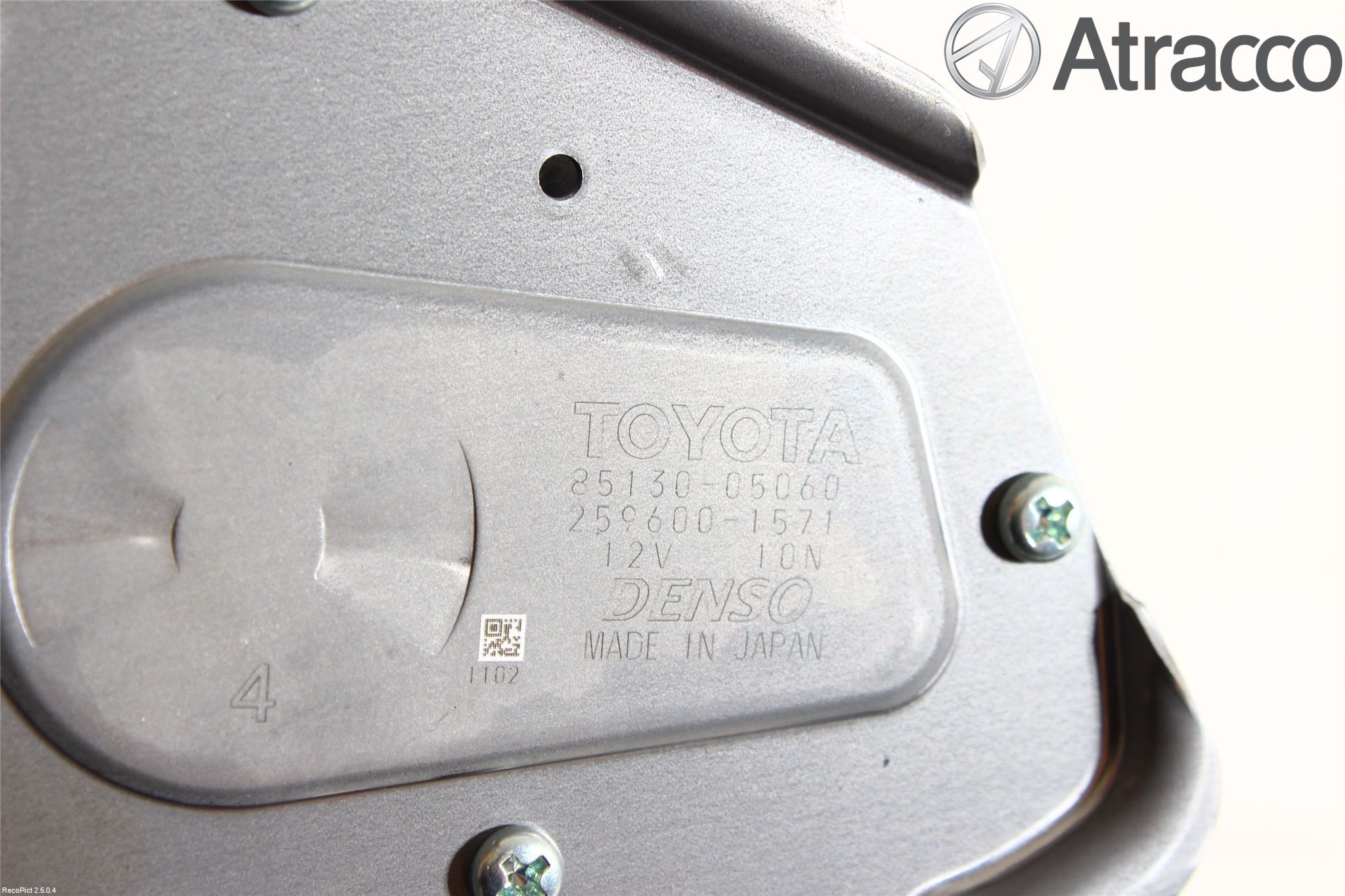 Toyota AVENSIS 09-15 Torkarmotor Baklucka