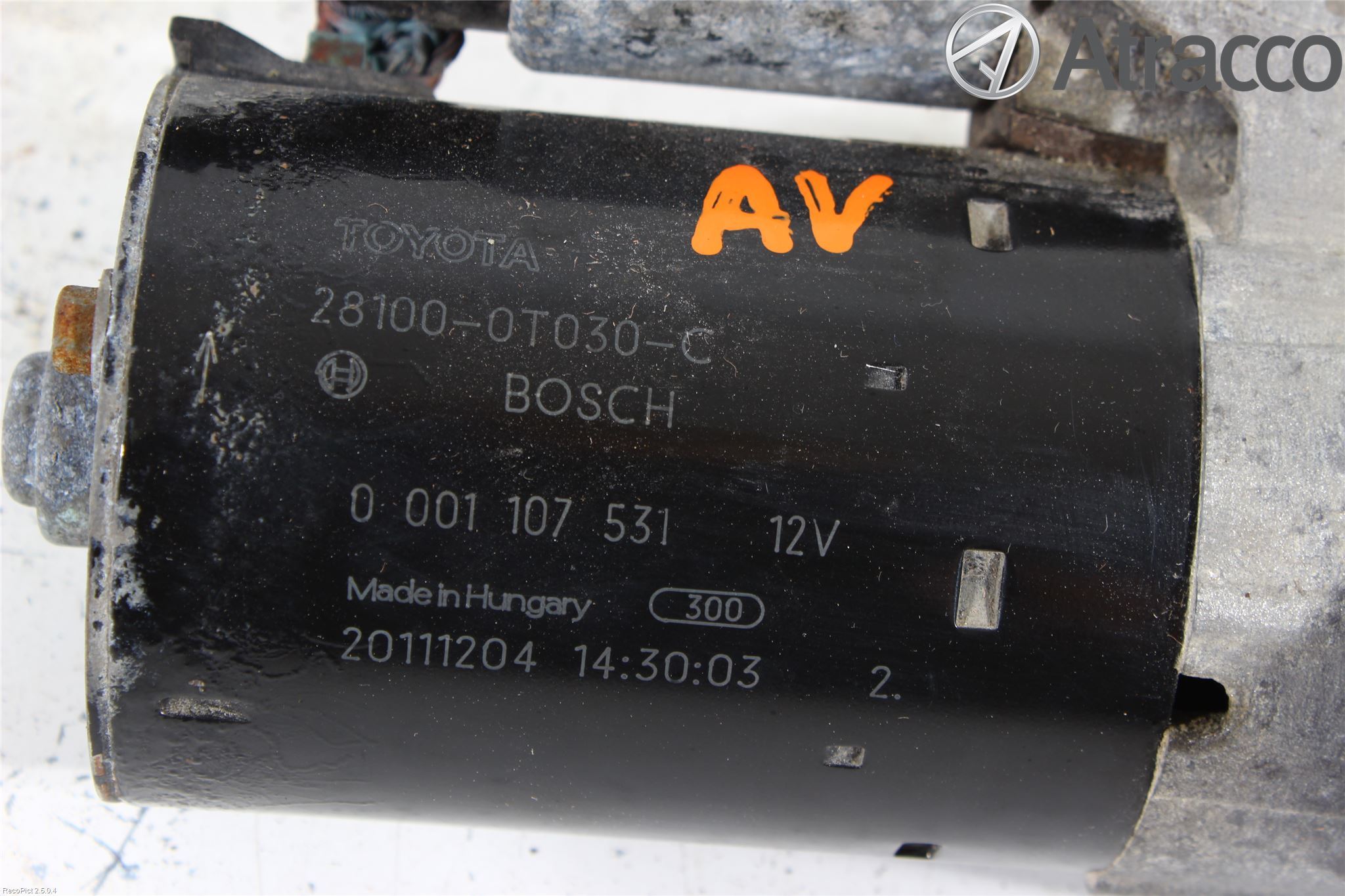 Toyota VERSO 09-18 Startmotor