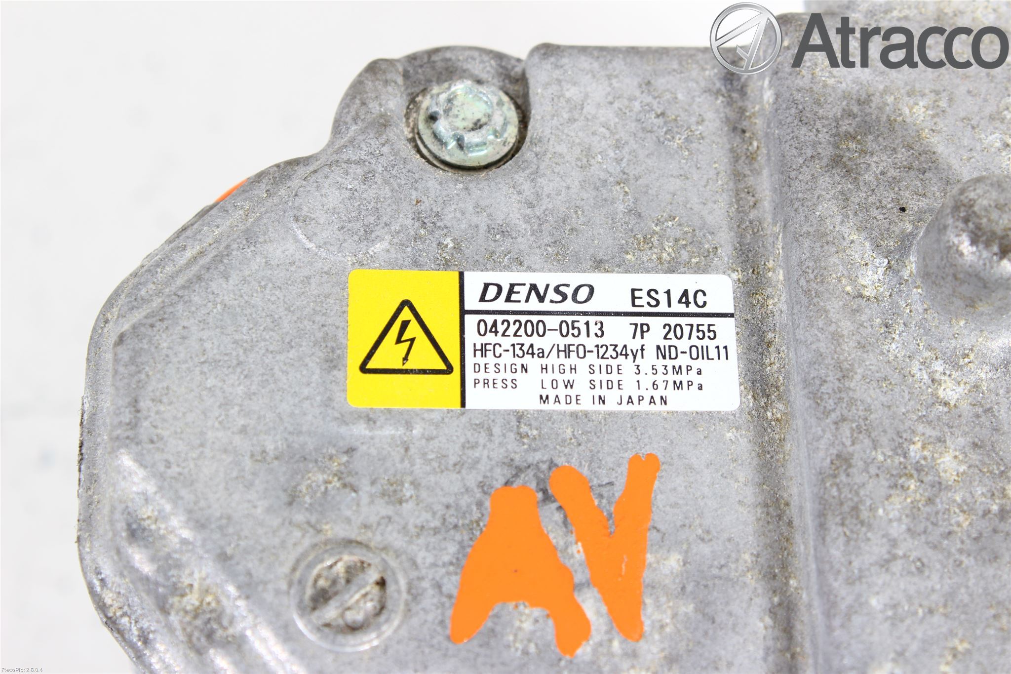 Toyota YARIS XP130 12-14 Ac Kompressor