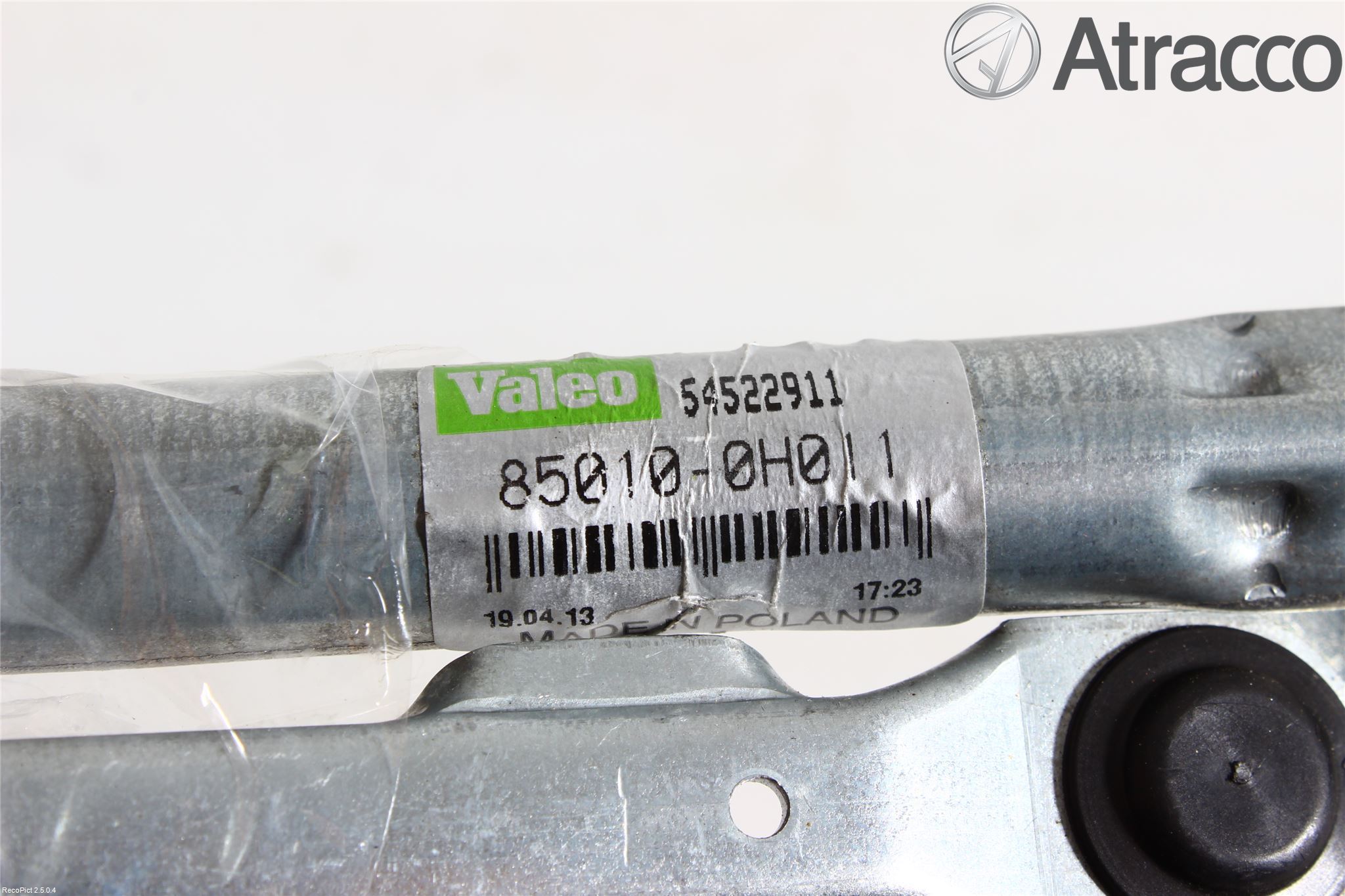 Toyota AYGO 06-14 Torkarmekanism Vindruta