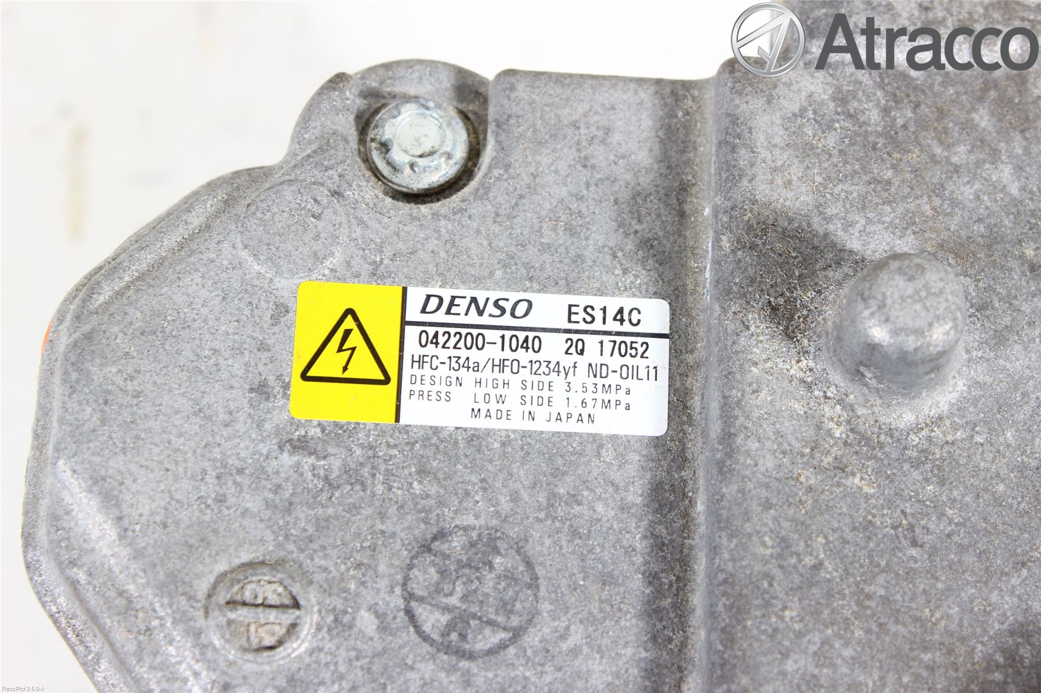 Toyota YARIS XP130 12-14 Ac Kompressor