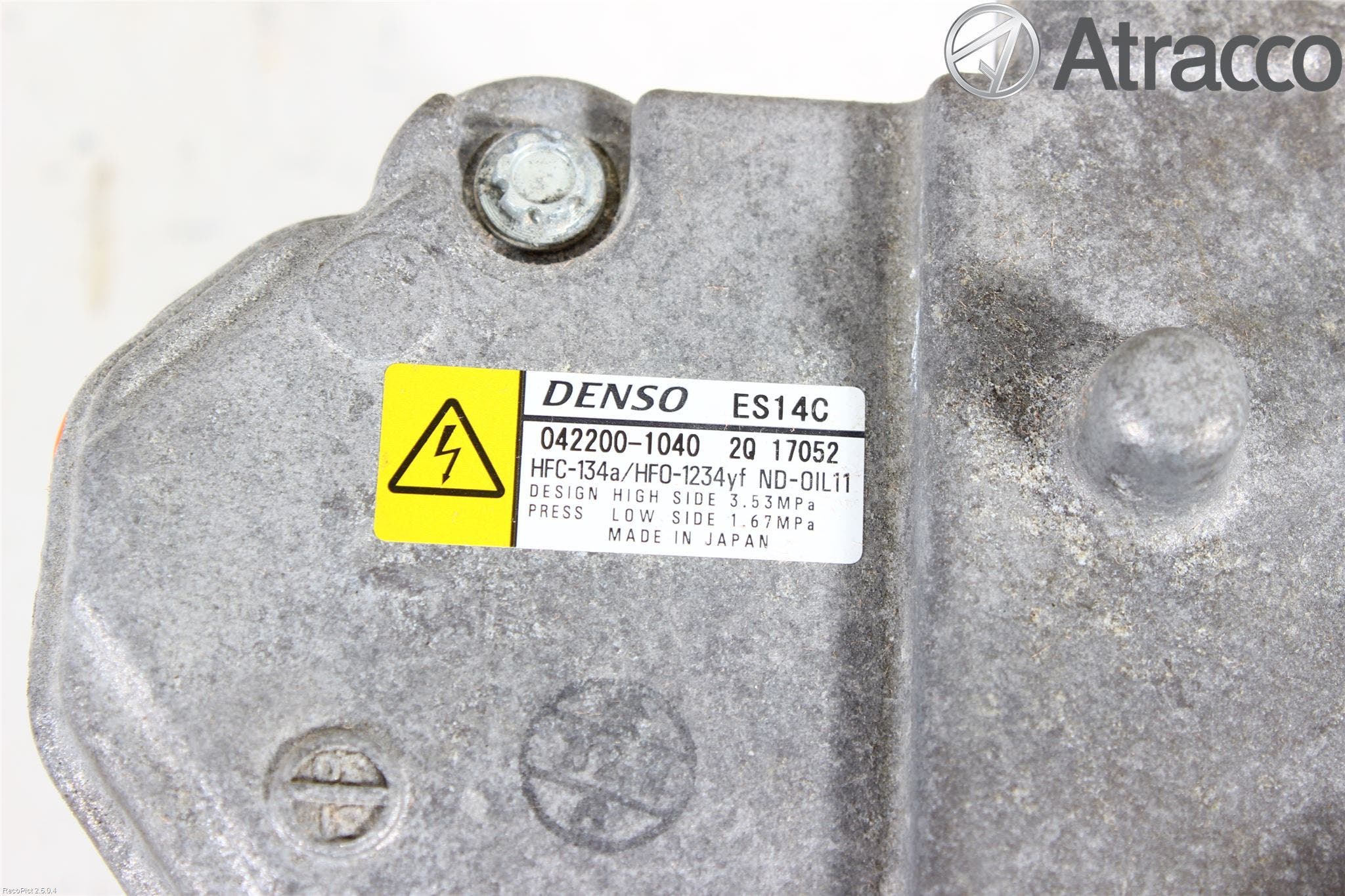 Toyota YARIS XP130 12-14 Ac Kompressor