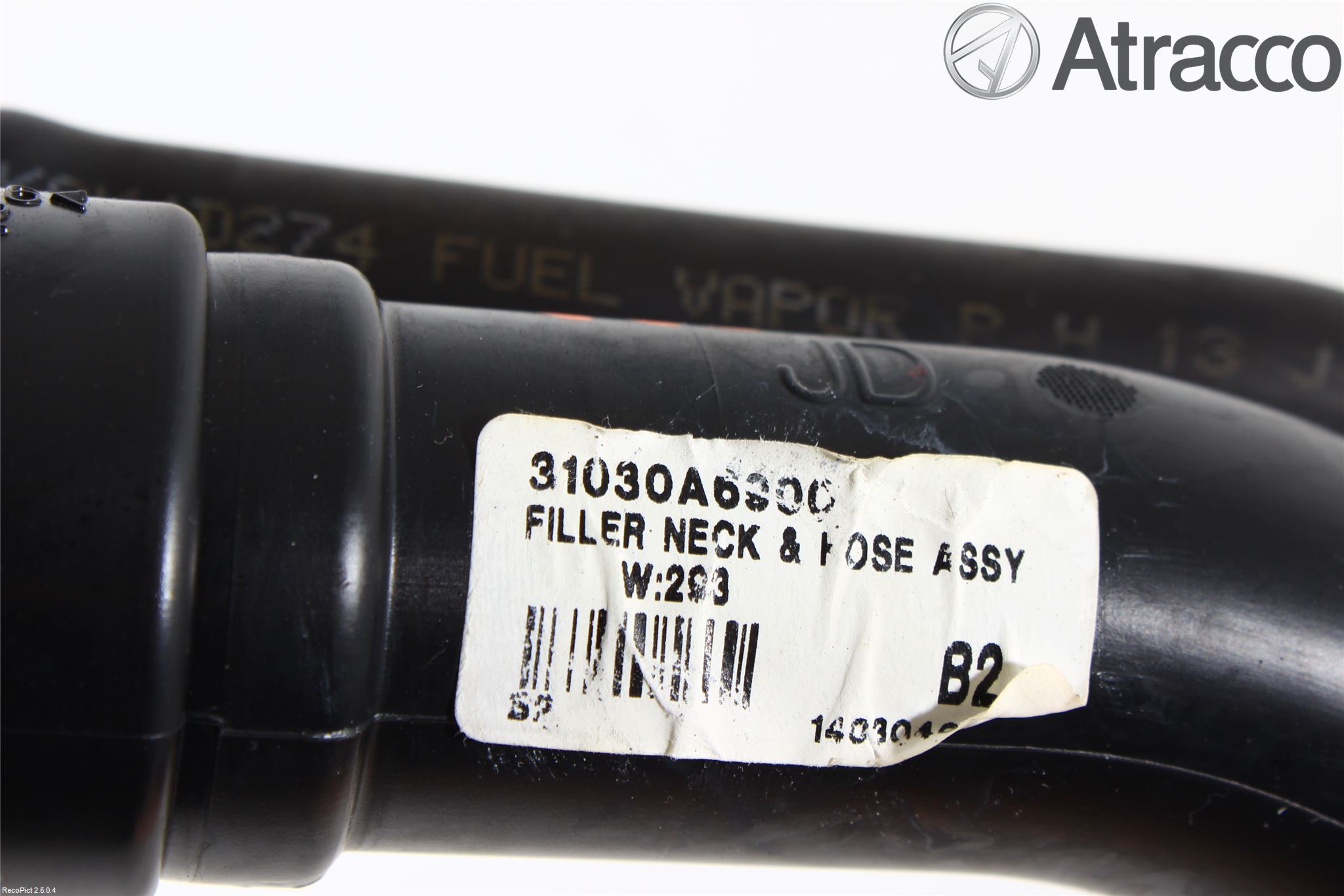 Hyundai i30 GD 13-17 Bränslepåfyllnrör-Slang