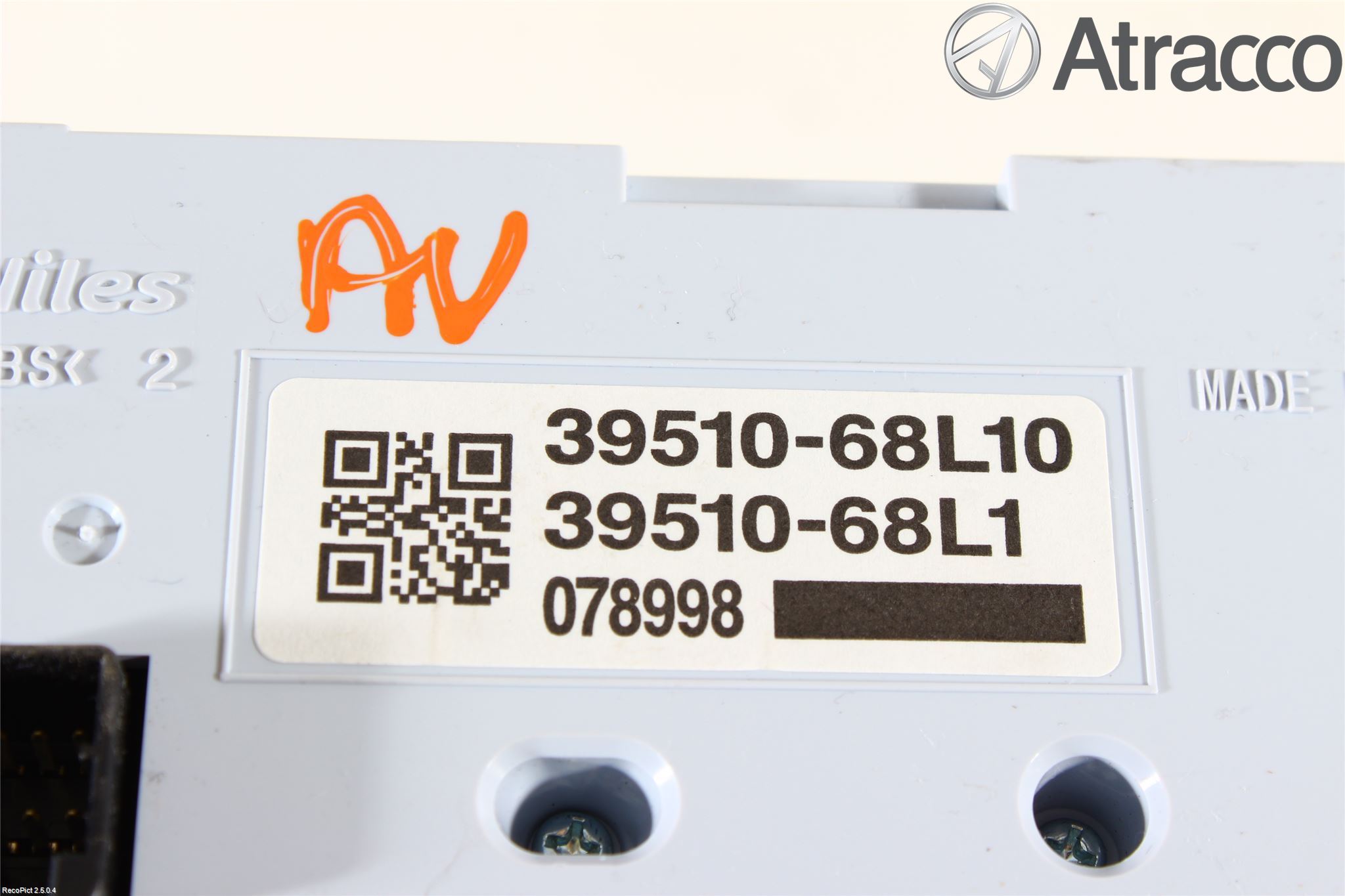 Suzuki SWIFT 11-16 Ac Styrenhet Ac Manöveren