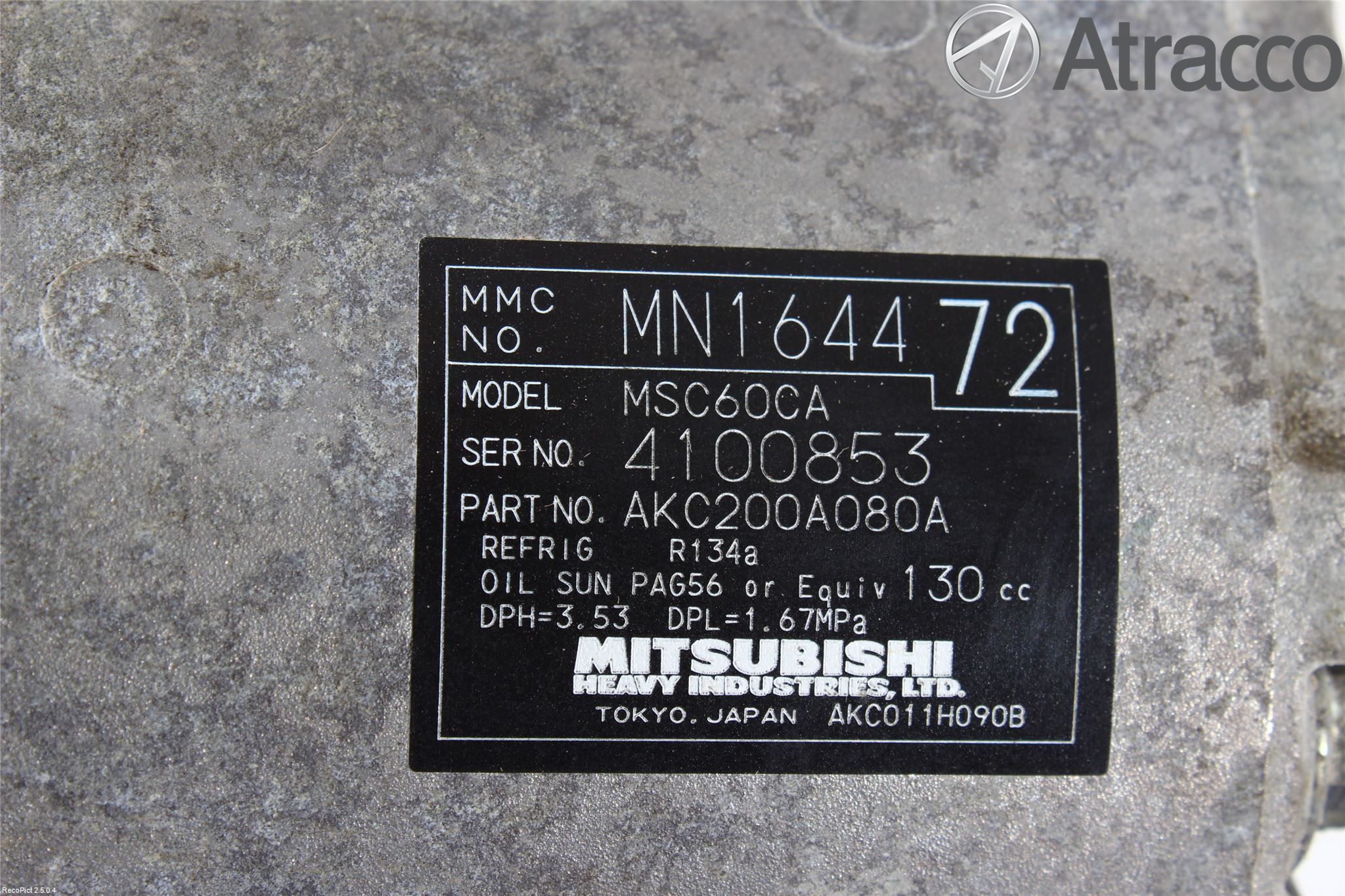 Mitsubishi COLT 09-13 Ac Kompressor