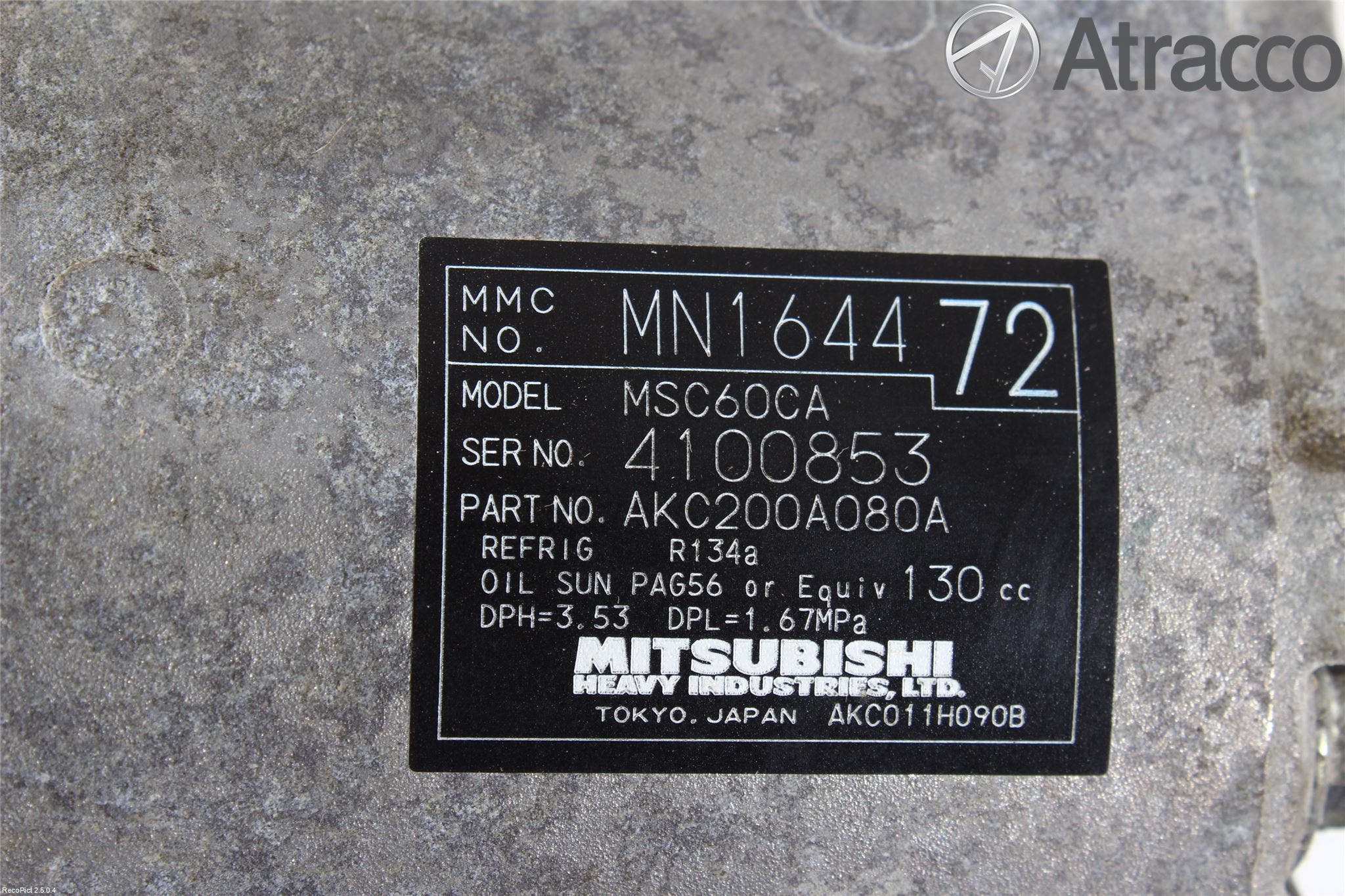 Mitsubishi COLT 09-13 Ac Kompressor