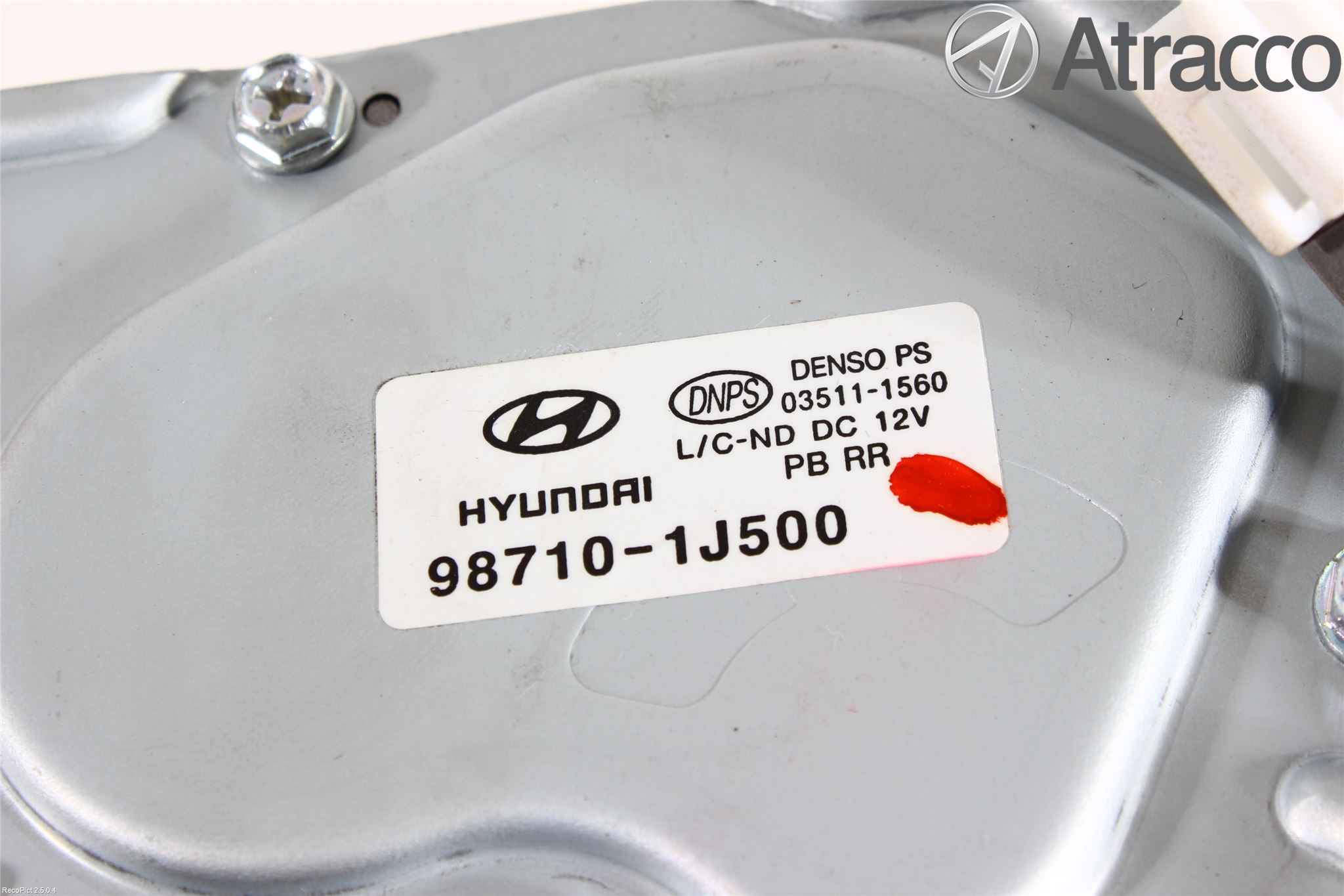Hyundai i20 PB 09-14 Torkarmotor Baklucka