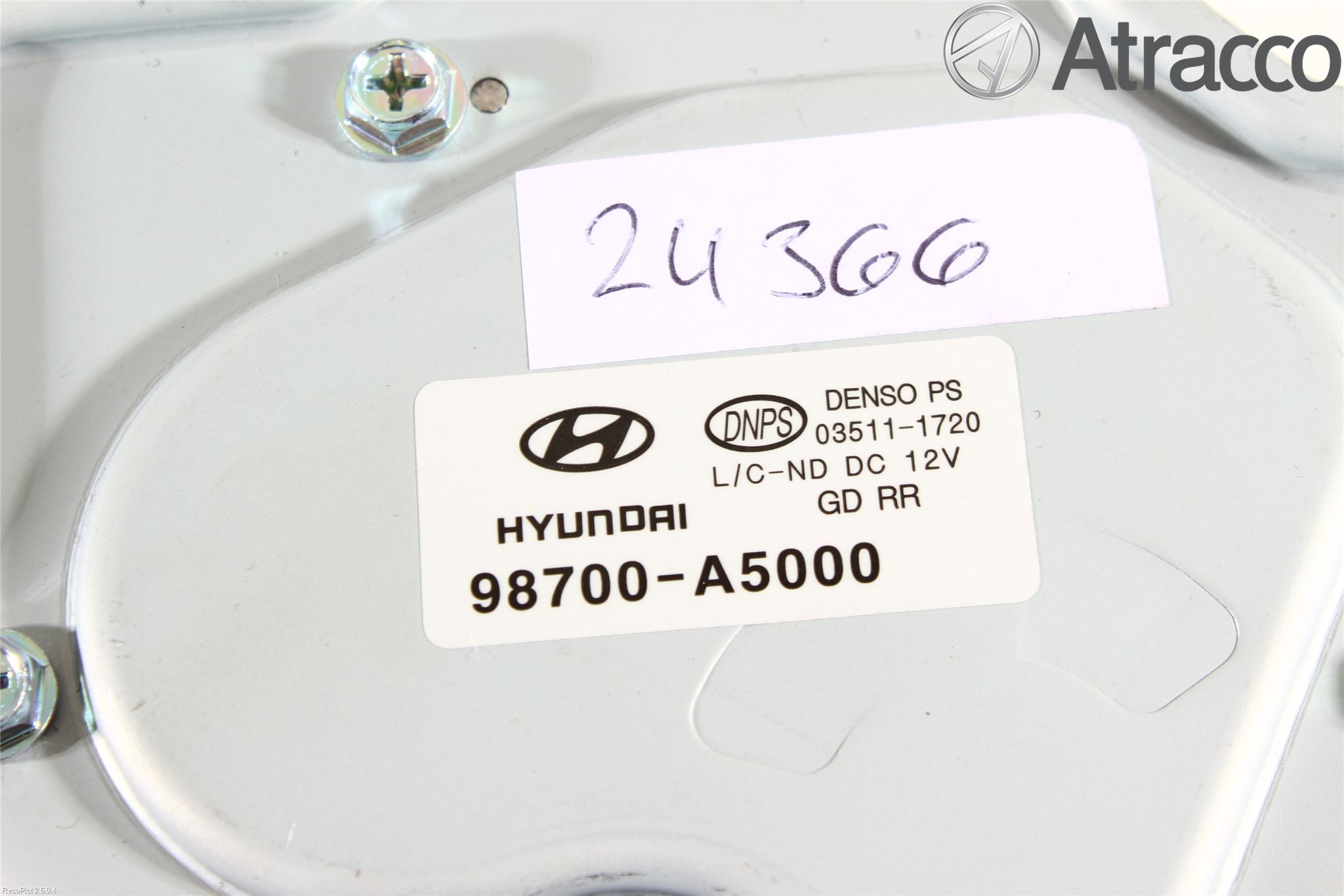 Hyundai i30 GD 13-17 Torkarmotor Baklucka