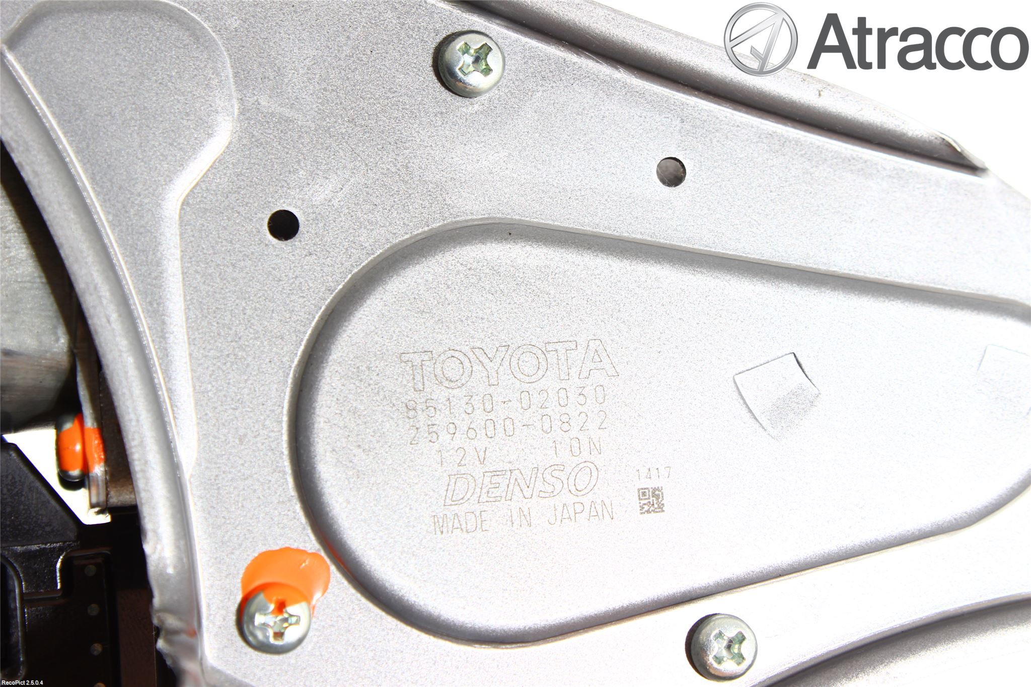 Toyota AURIS 10-12 Torkarmotor Baklucka