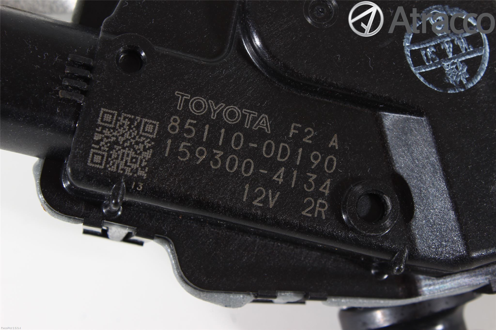 Toyota YARIS XP130 12-14 Torkarmotor Vindruta