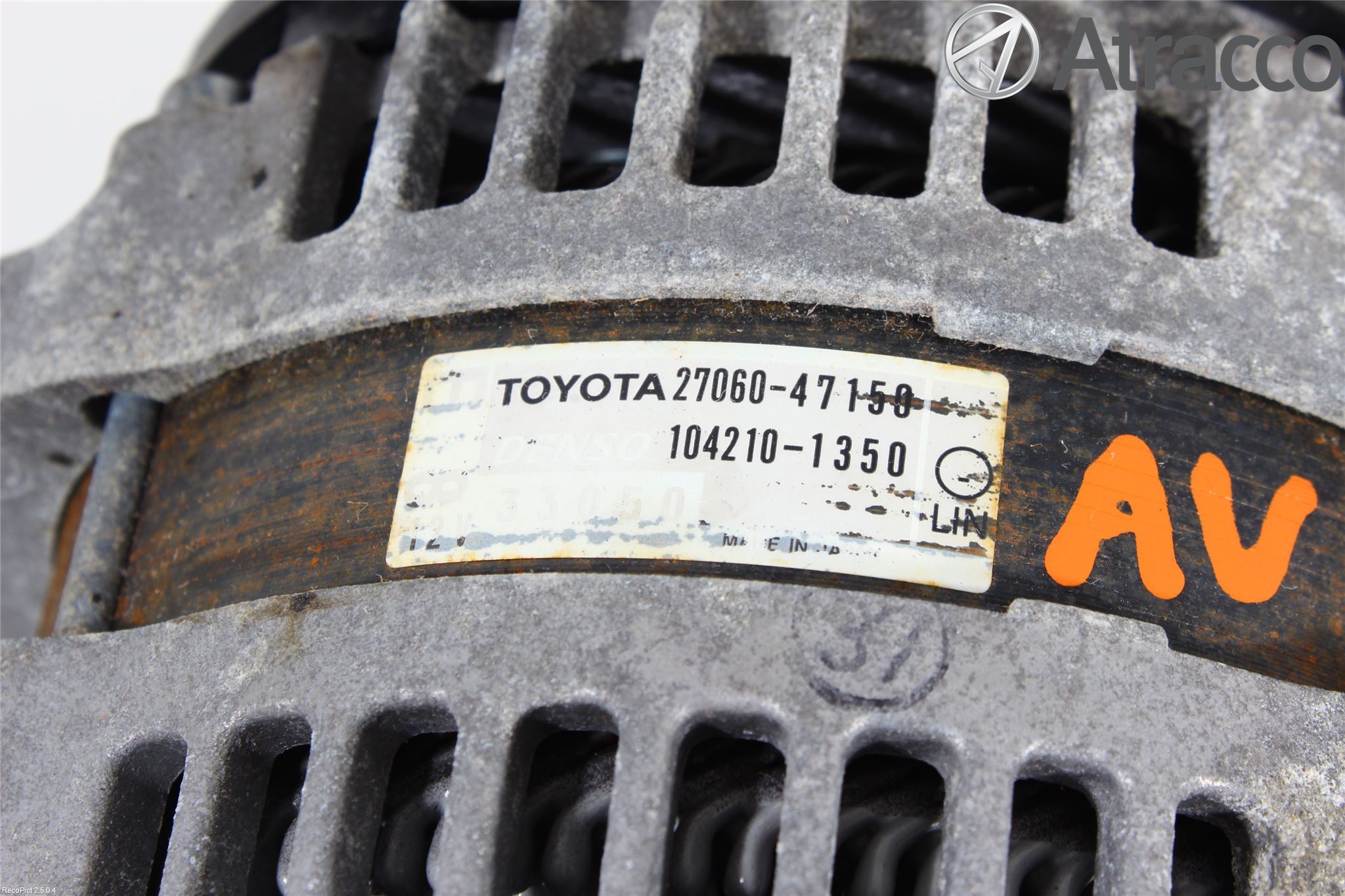 Toyota VERSO-S 11-16 Generator