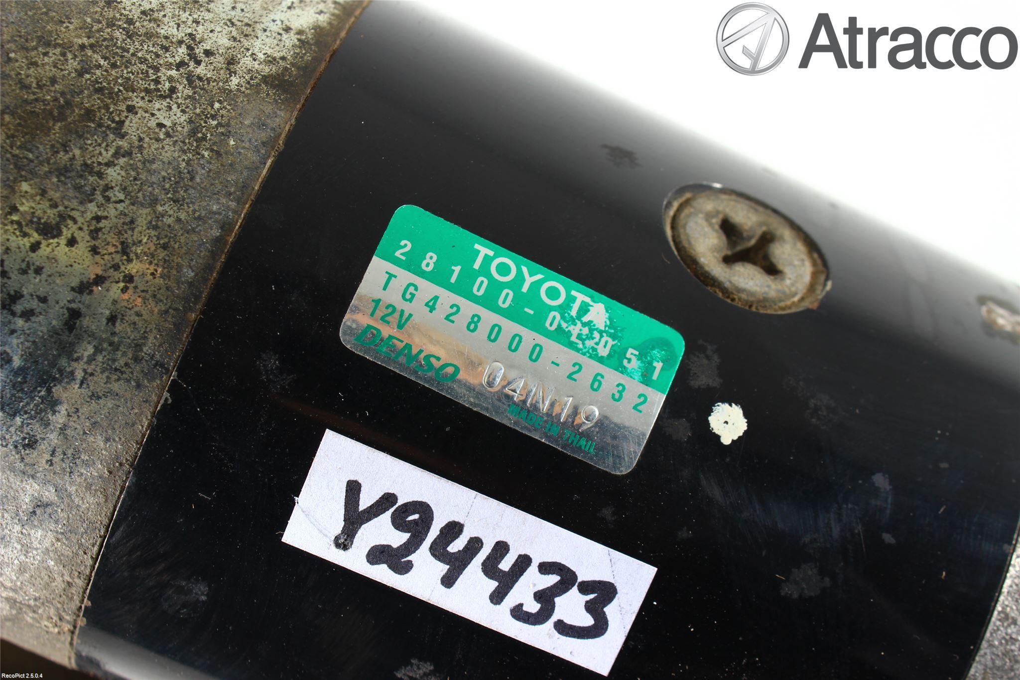 Toyota HILUX 05-16 Startmotor Diesel